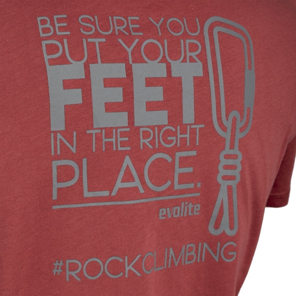 Evolite Rock Climbing T-shirt-Kiremit