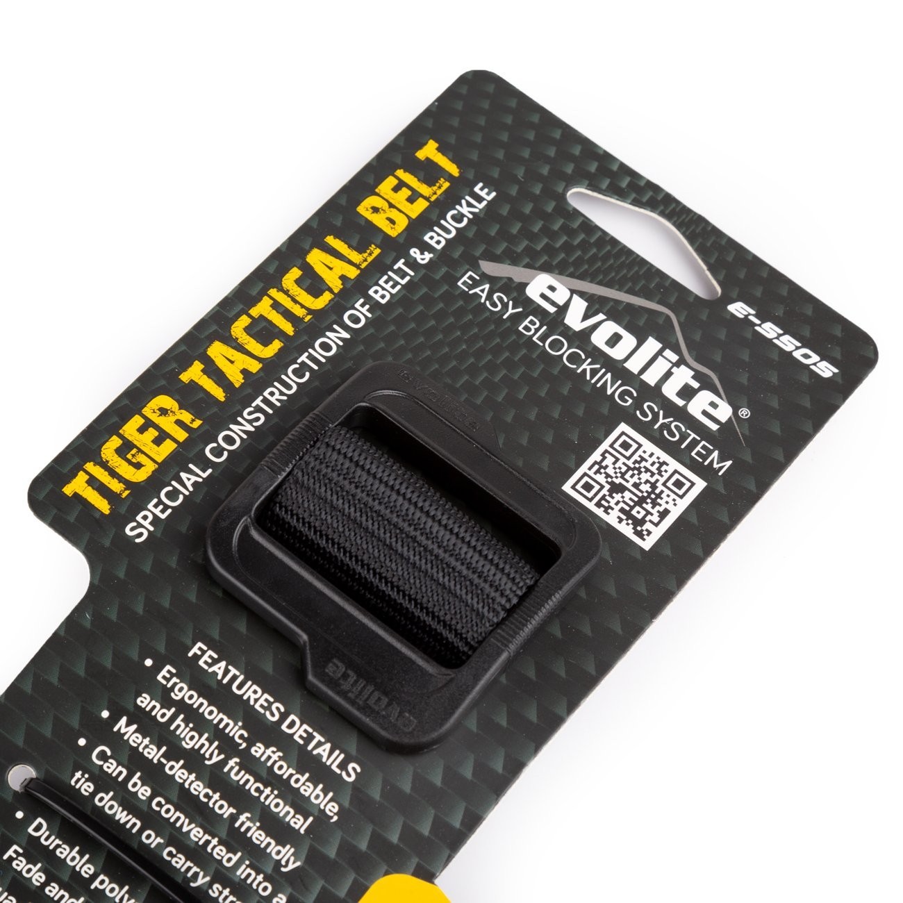 Evolite Tiger Tactical Kemer - Siyah