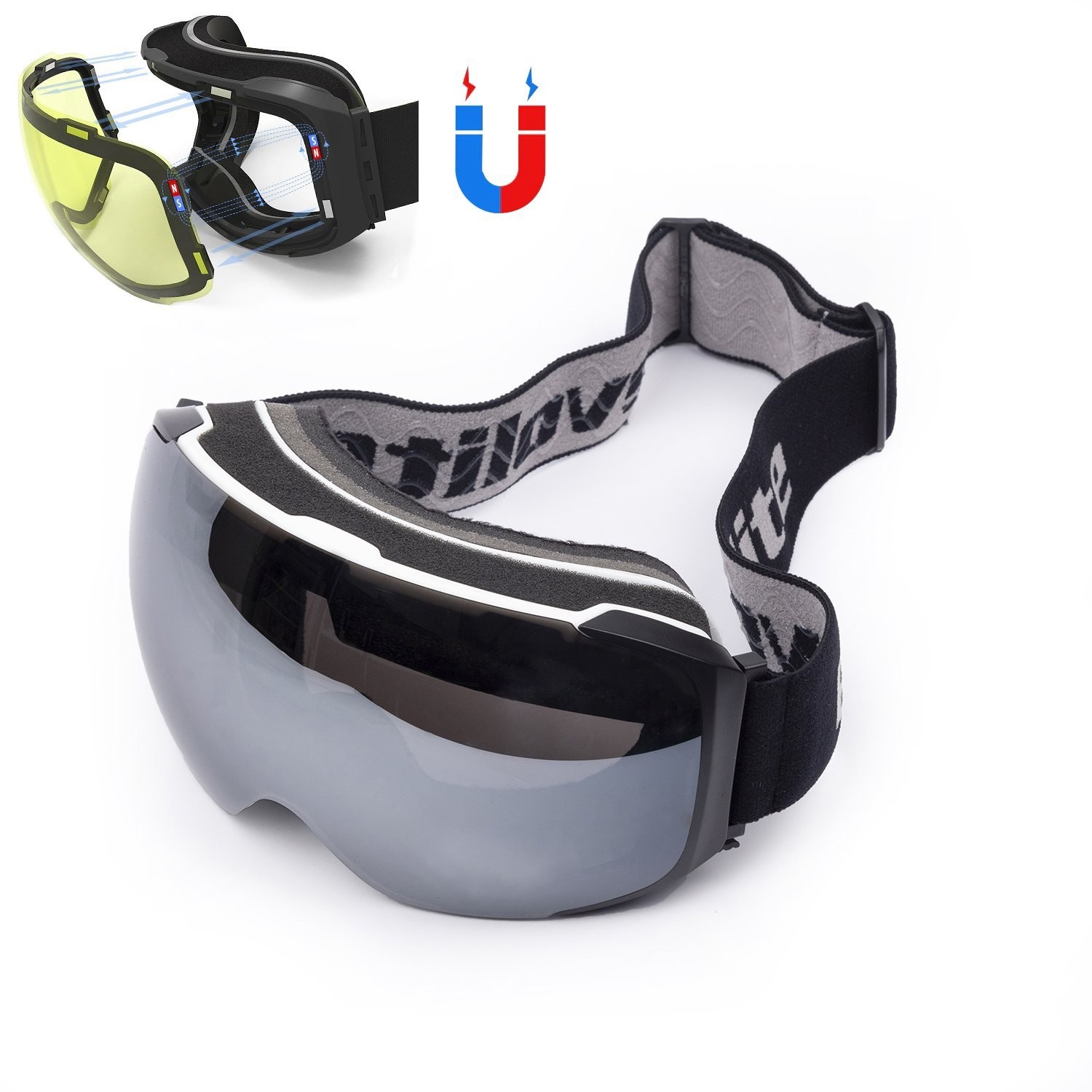 Evolite Chameleon Magnetic SP251-W Ski Goggles