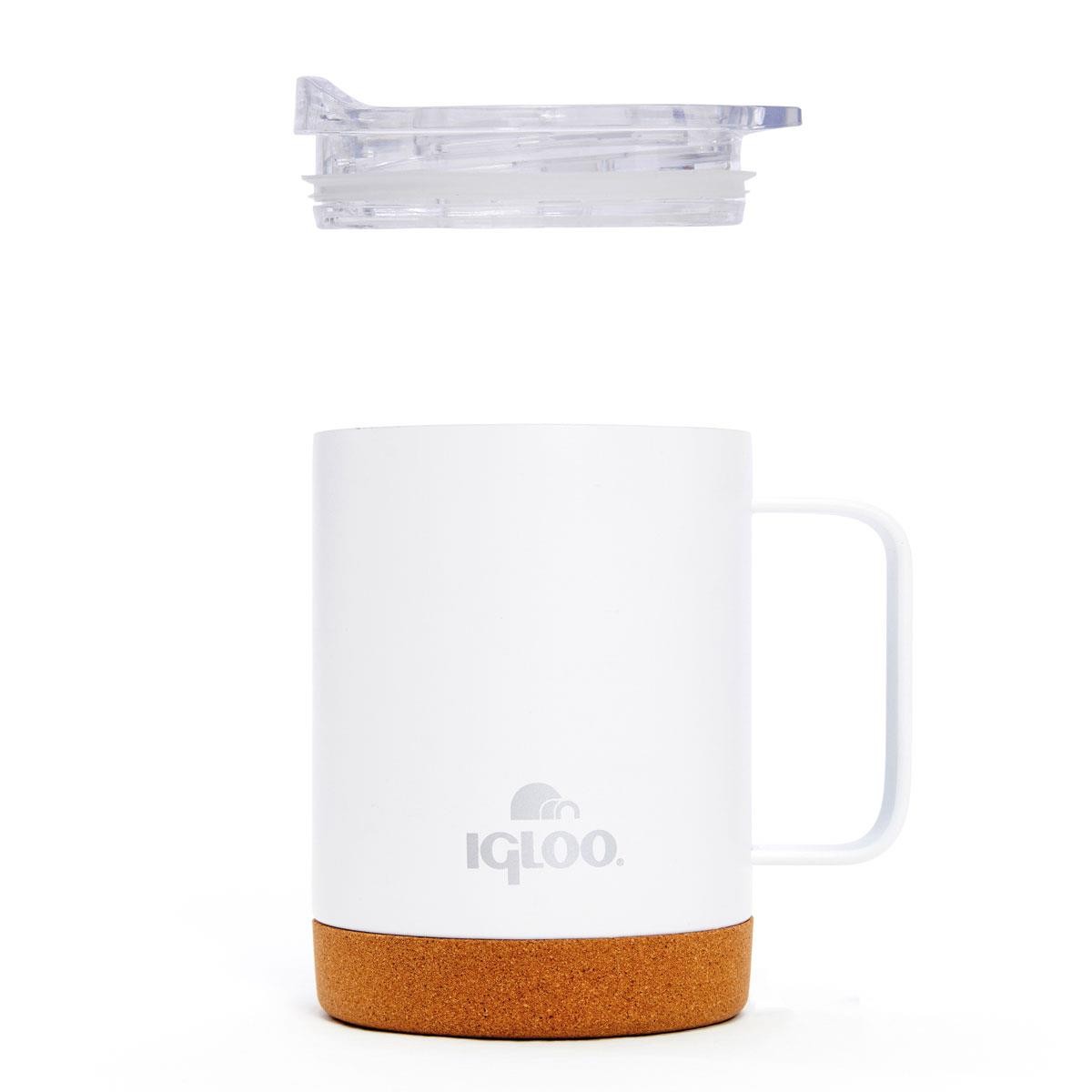 Igloo Cork Mug 350ml-BEYAZ