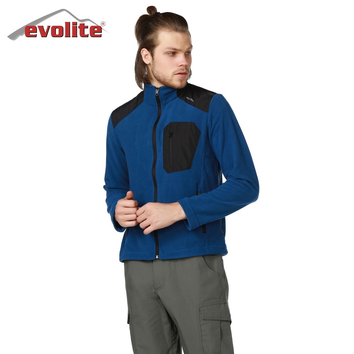 Evolite Icon Unisex Polar Coat-Blue