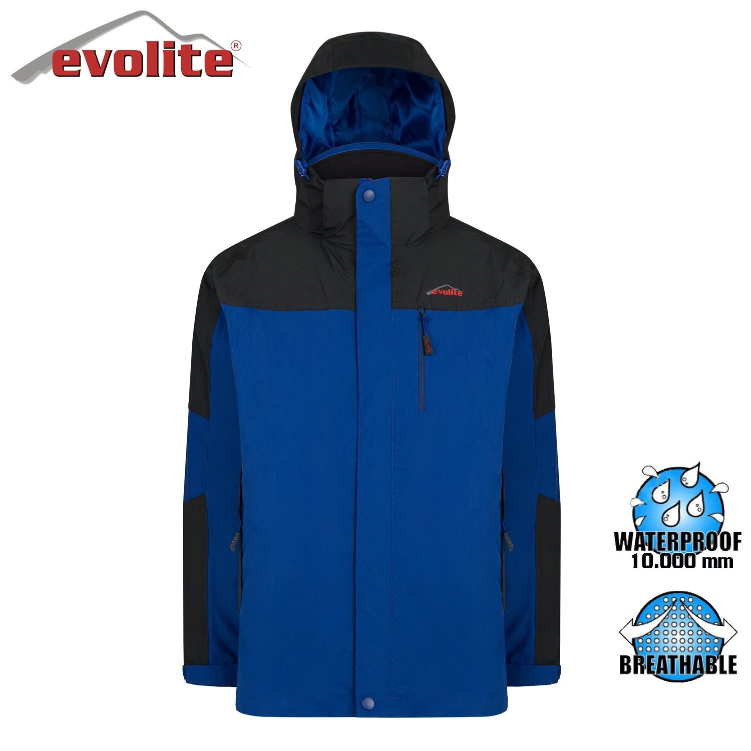 Evolite Diva Men's 3in1 Blue/Black Coat