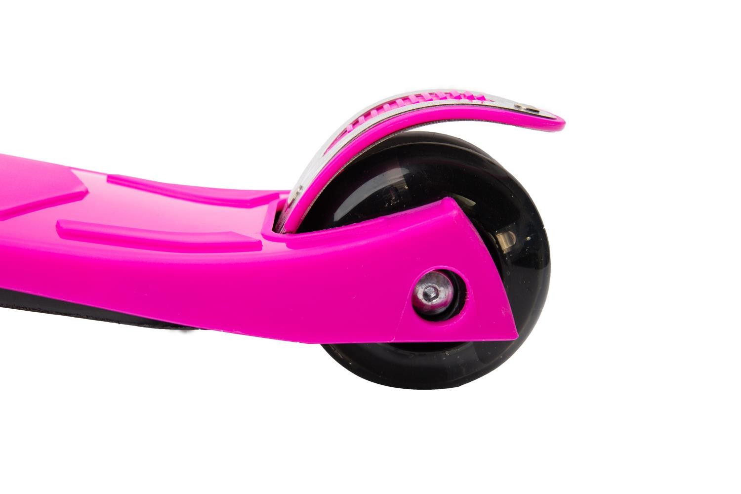 Xslide Işıklı Tekerlekli Scooter-PEMBE