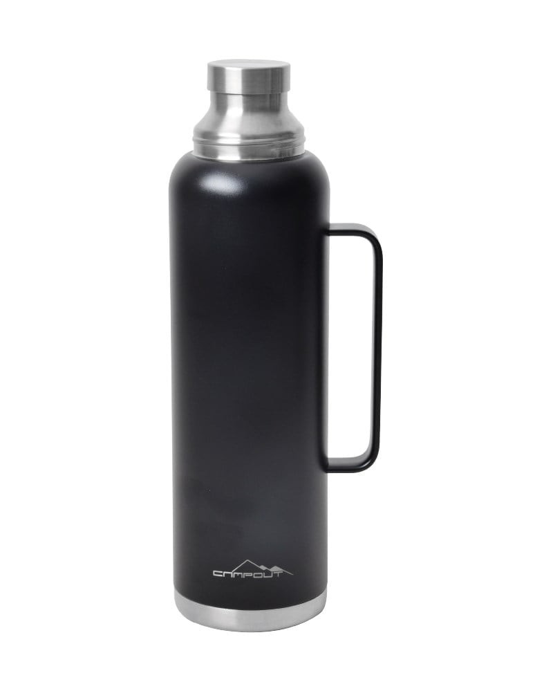 CAMPOUT ÇİFT KATMANLI TERMOS SİYAH 1500 ML