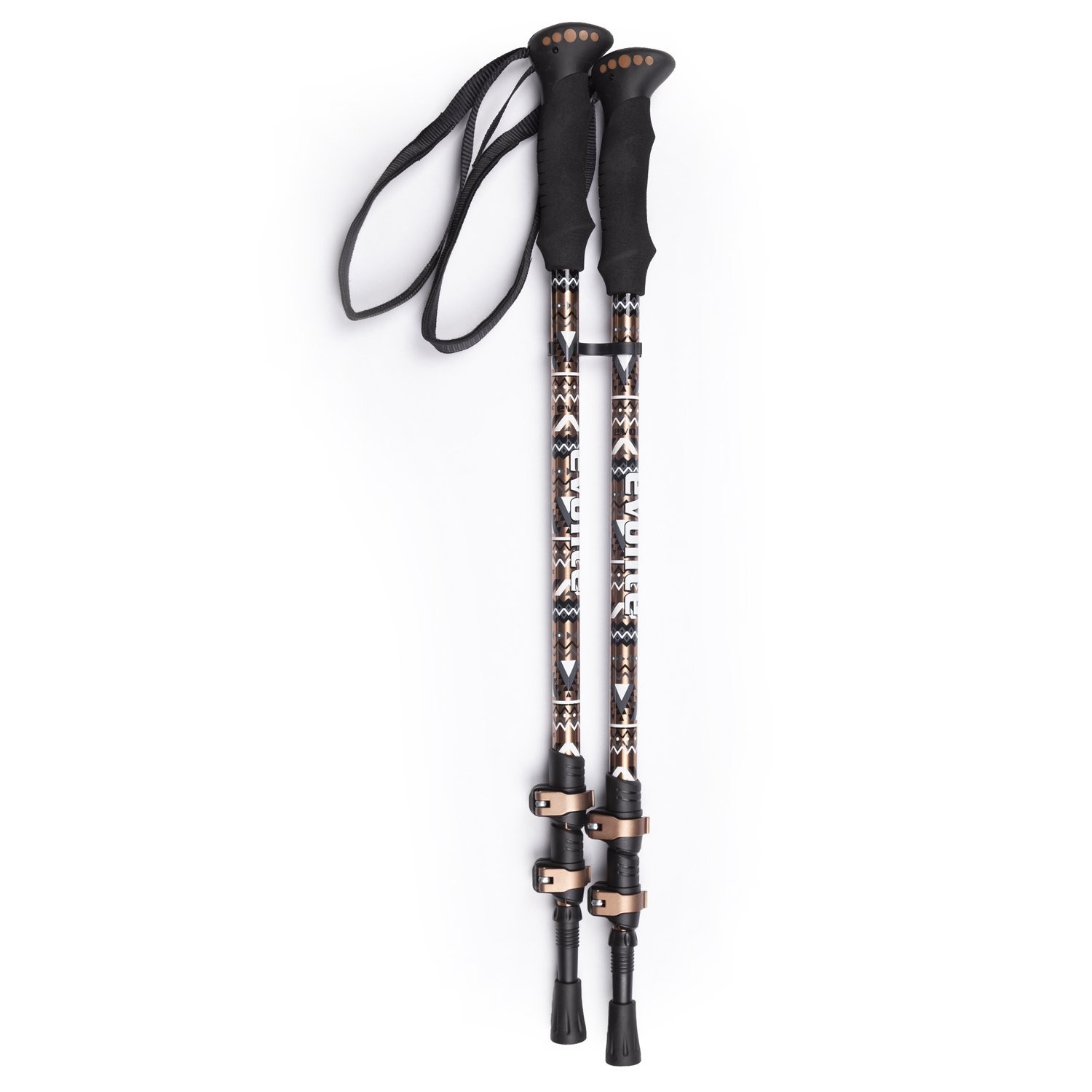 Evolite Golden Quick-Lock External Locking Trekking Pole