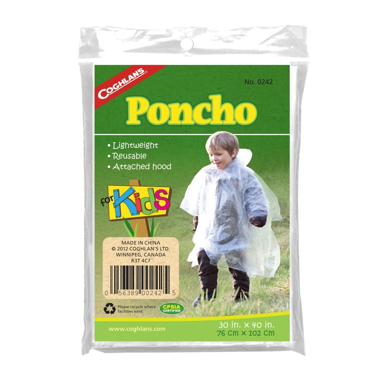 Coghlans Transparent Children's Poncho