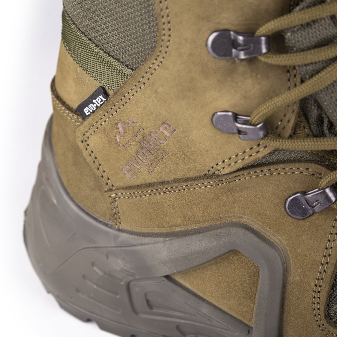 Evolite Defense High Tactical Boots-Khaki