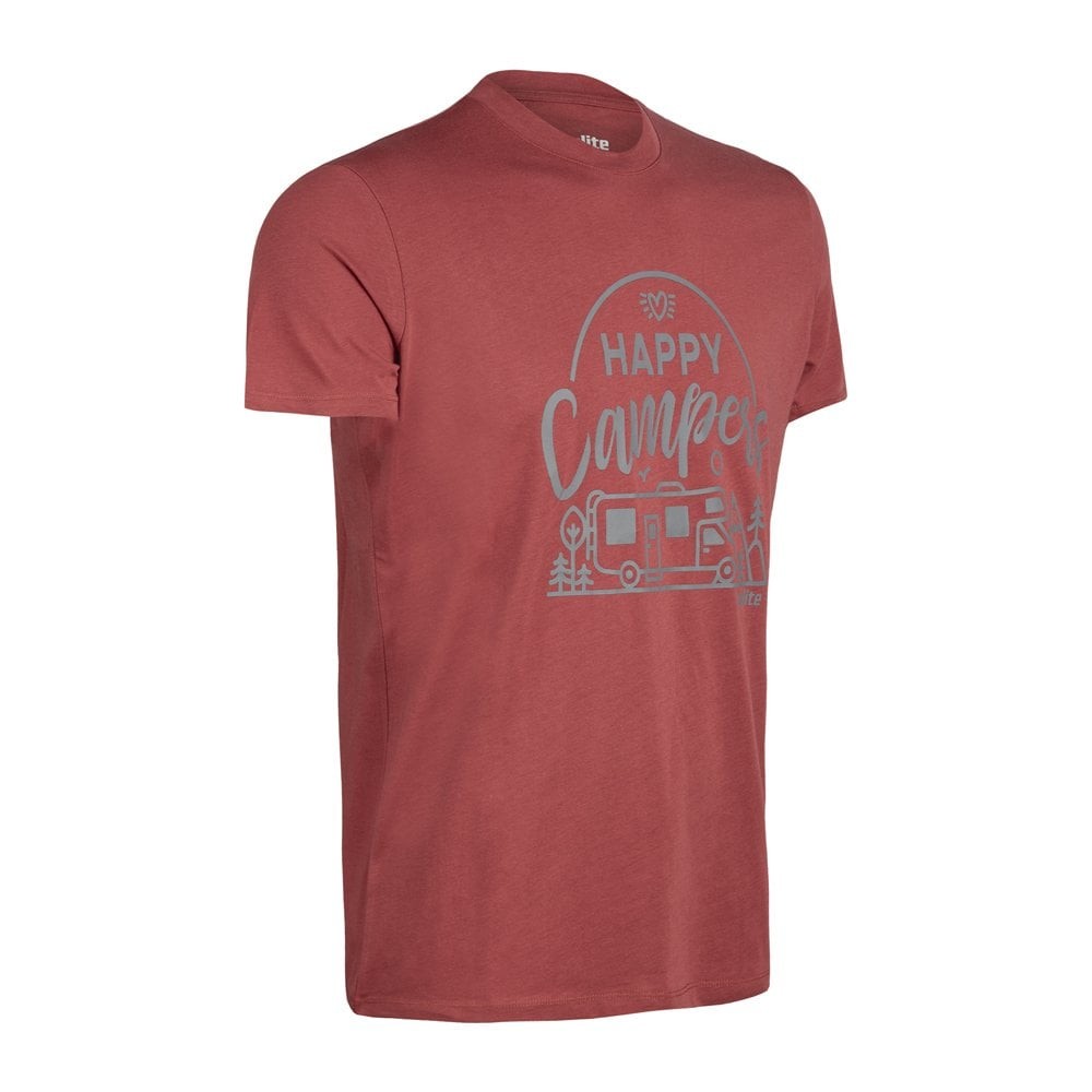 Evolite Happy Campers T-shirt-Kiremit