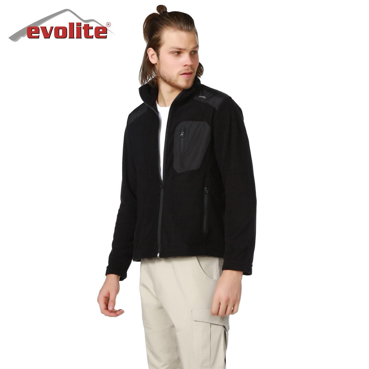 Evolite Icon Unisex Polar Coat-Black