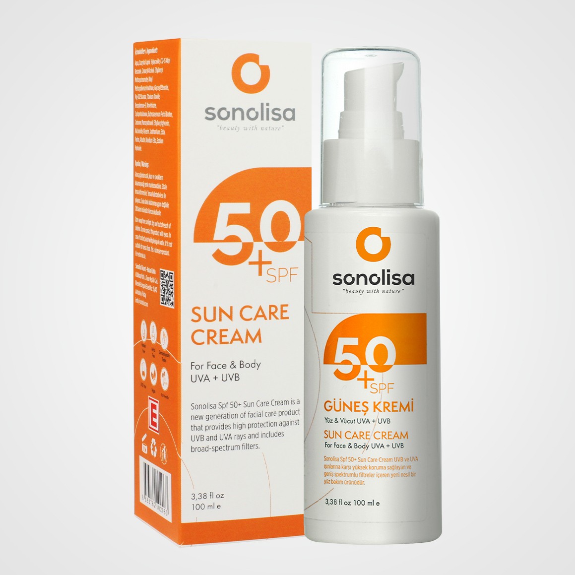 Güneş Kremi Yüksek Korumalı 50+SPF 100 ML