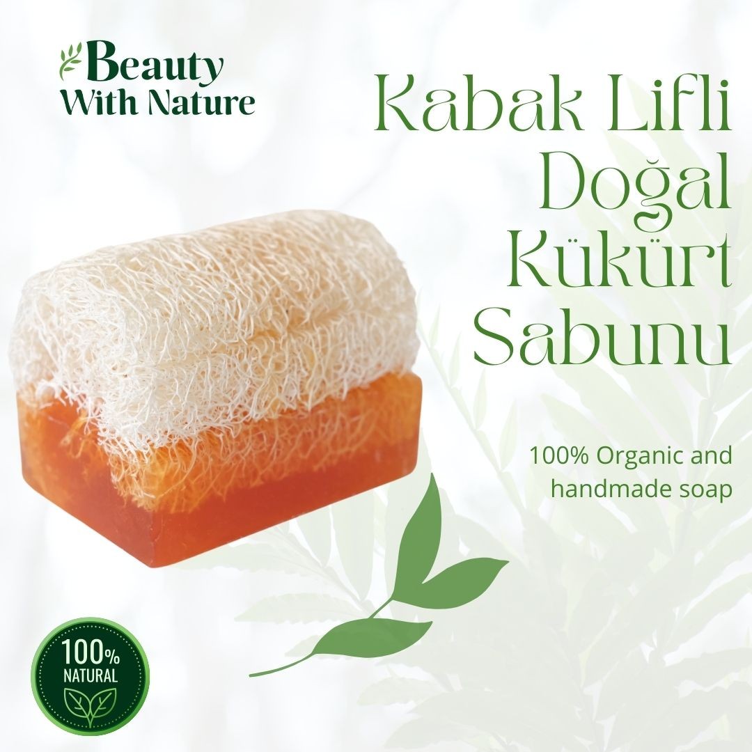 Doğal Kabak Lifli Kükürt Sabunu 130 gr