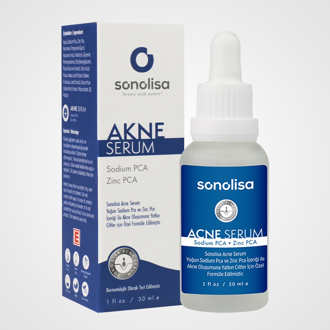 Sivilce ve Siyah Nokta Karşıtı Akne Serum 30 ml