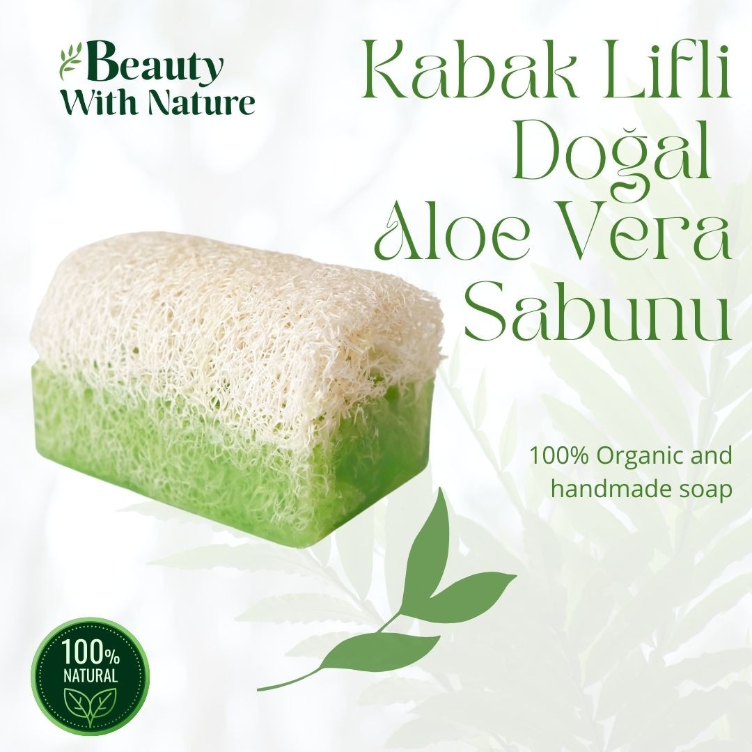 Doğal Kabak Lifli Aloevera Sabunu 130 gr