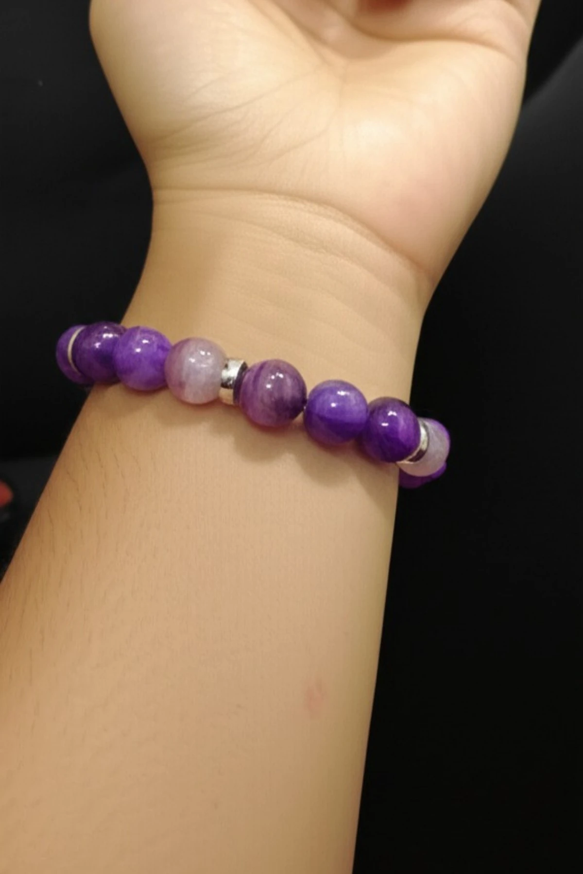 Doğal Ametis Bileklik Stresi Azaltır Sakinleştirici Enerjisiyle Gerginliği Hafifletmeye Yardımcıolur