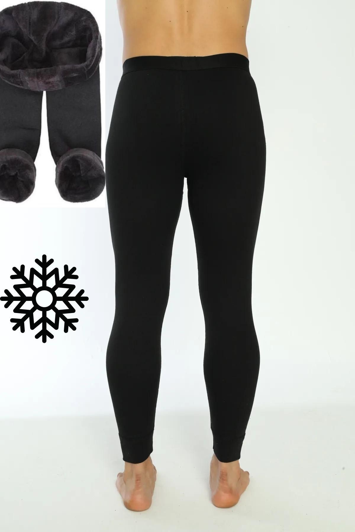 3 Adet Erkek Siyah Thermal Polarlı Içlik Termal
