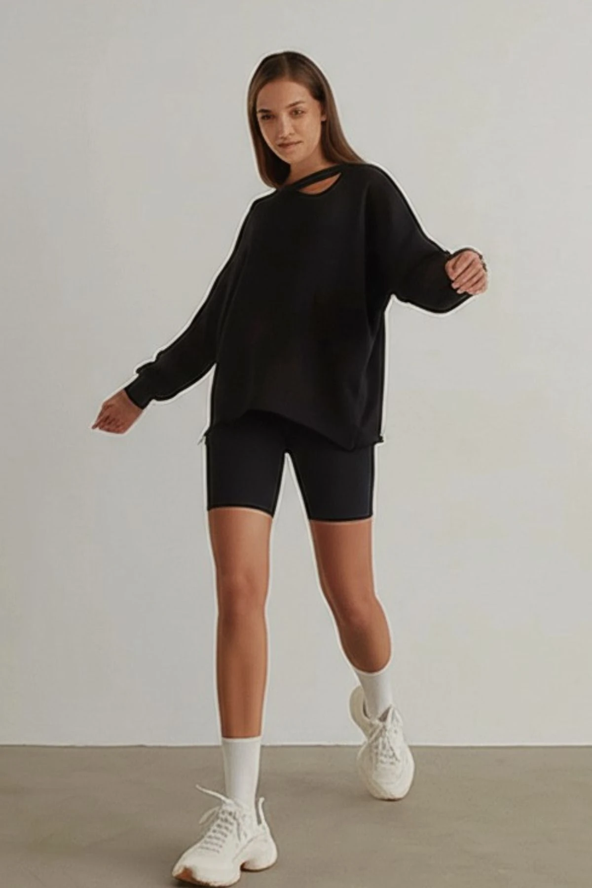 Kadın Spor Yoga Bisiklet Kısa Biker Tayt Korse Kemer Sıkılaştıcı Likralı Kumaş