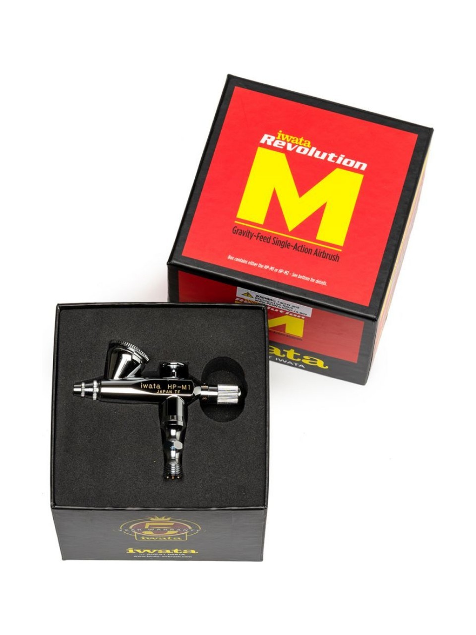 Iwata Revolution HP-M1 Yerçekimi Beslemeli Single Action Airbrush