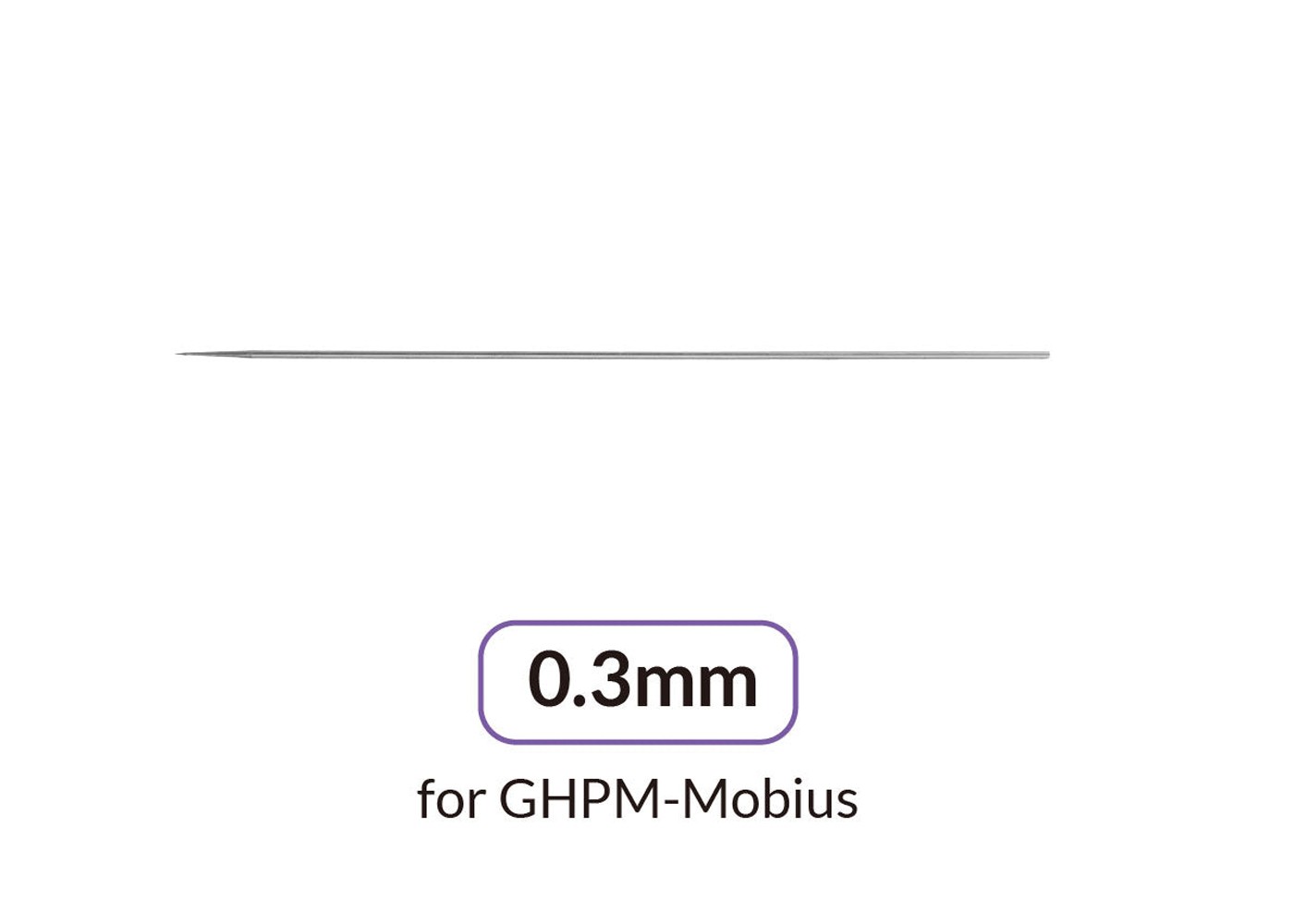 Gaahleri Airbrush Premium Mobius için 0.3mm İğne