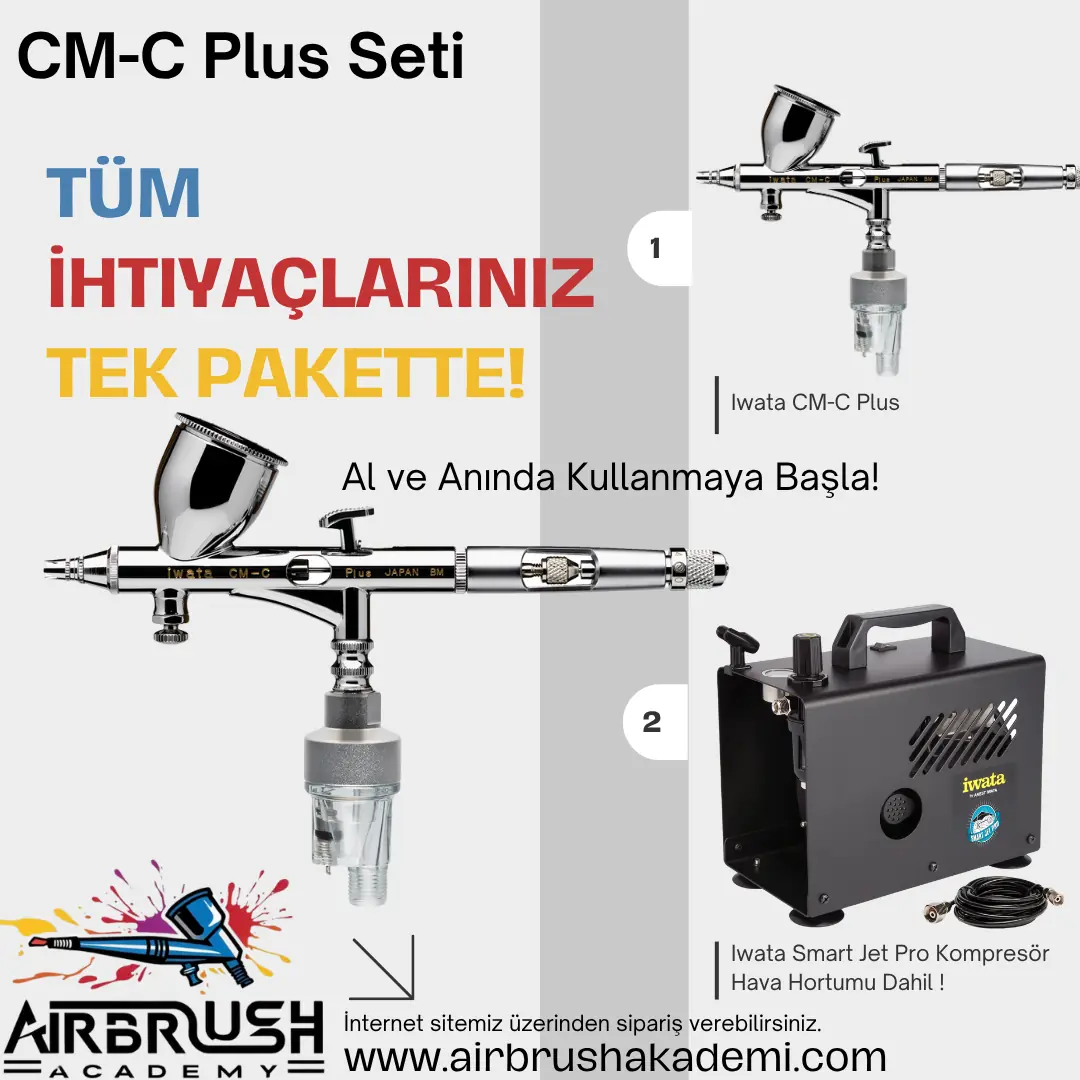 Iwata CM-C Plus Seti 1