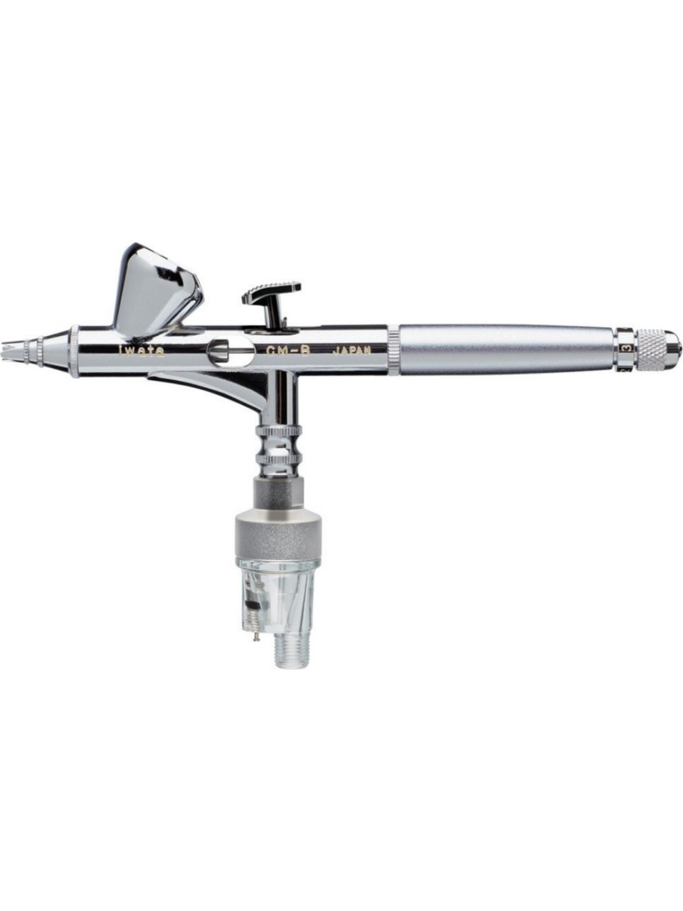 Iwata Custom Micron CM-B Yerçekimi Beslemeli Dual Action Airbrush 0.18 mm