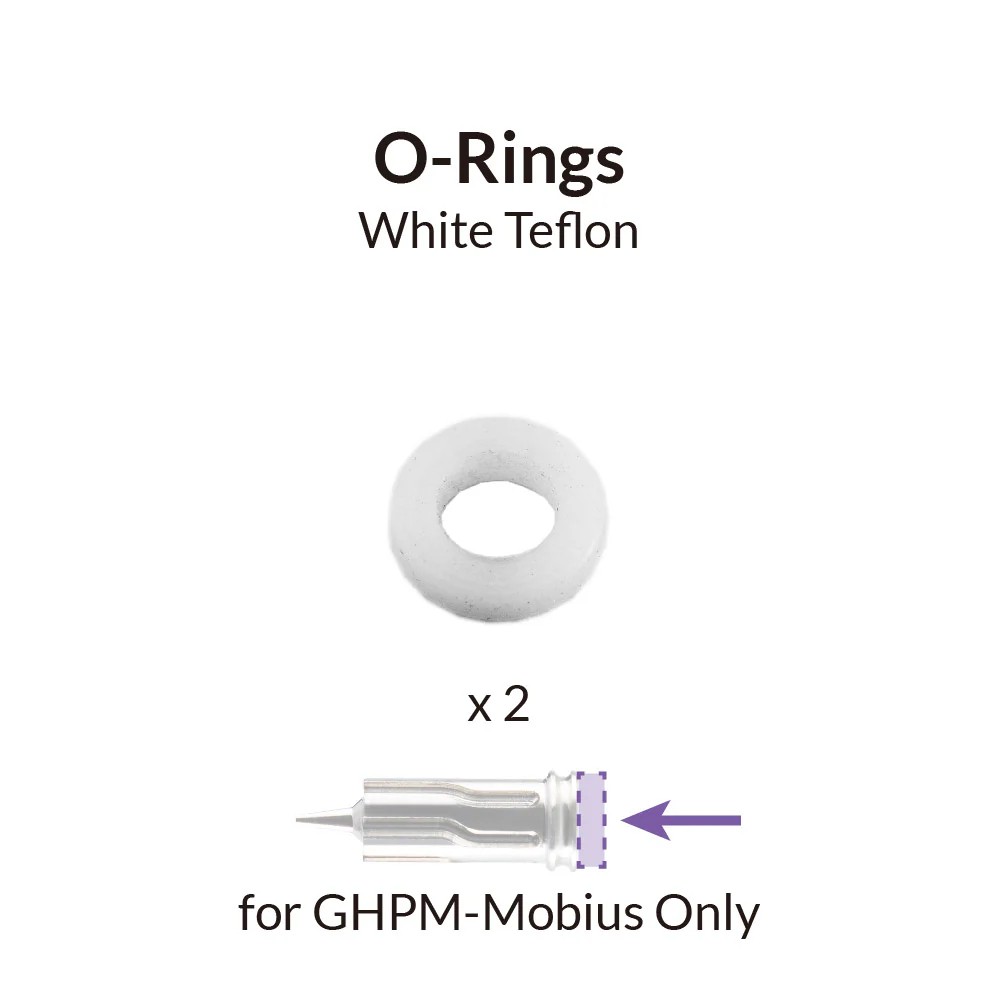Gaahleri Airbrush Premium Mobius için Sadece Beyaz O-Ringler