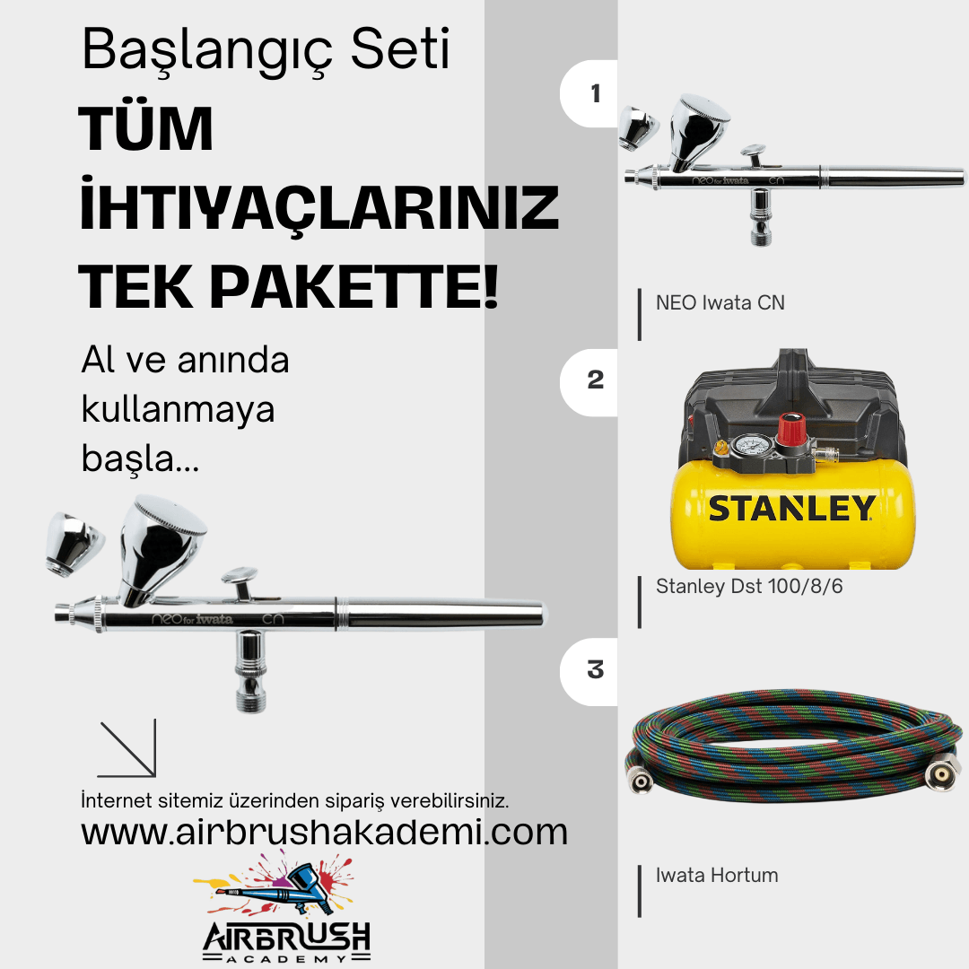 Airbrush Başlangıç Seti