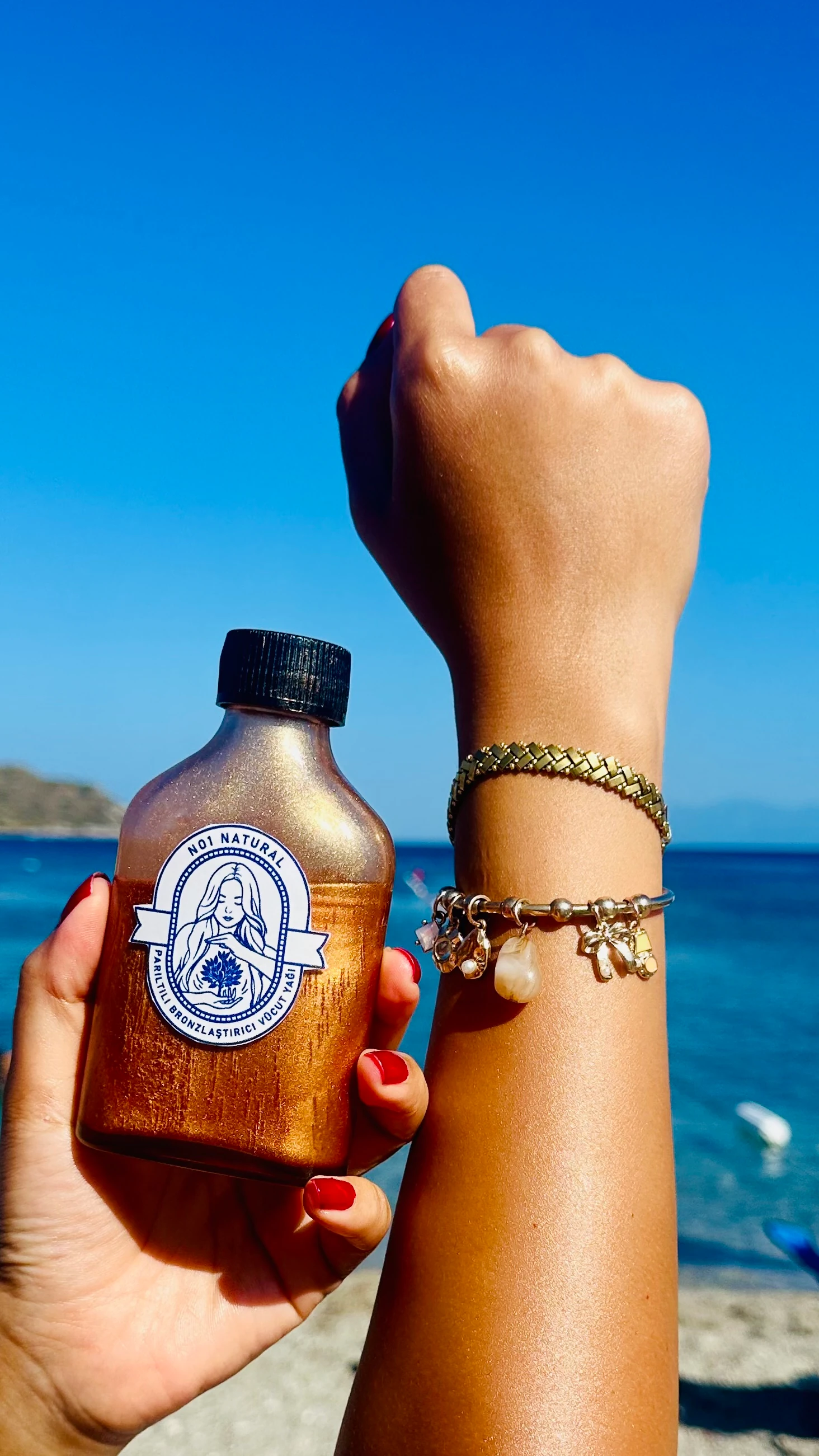 Parlbella Bronzlaştırıcı - Kuru Yağ