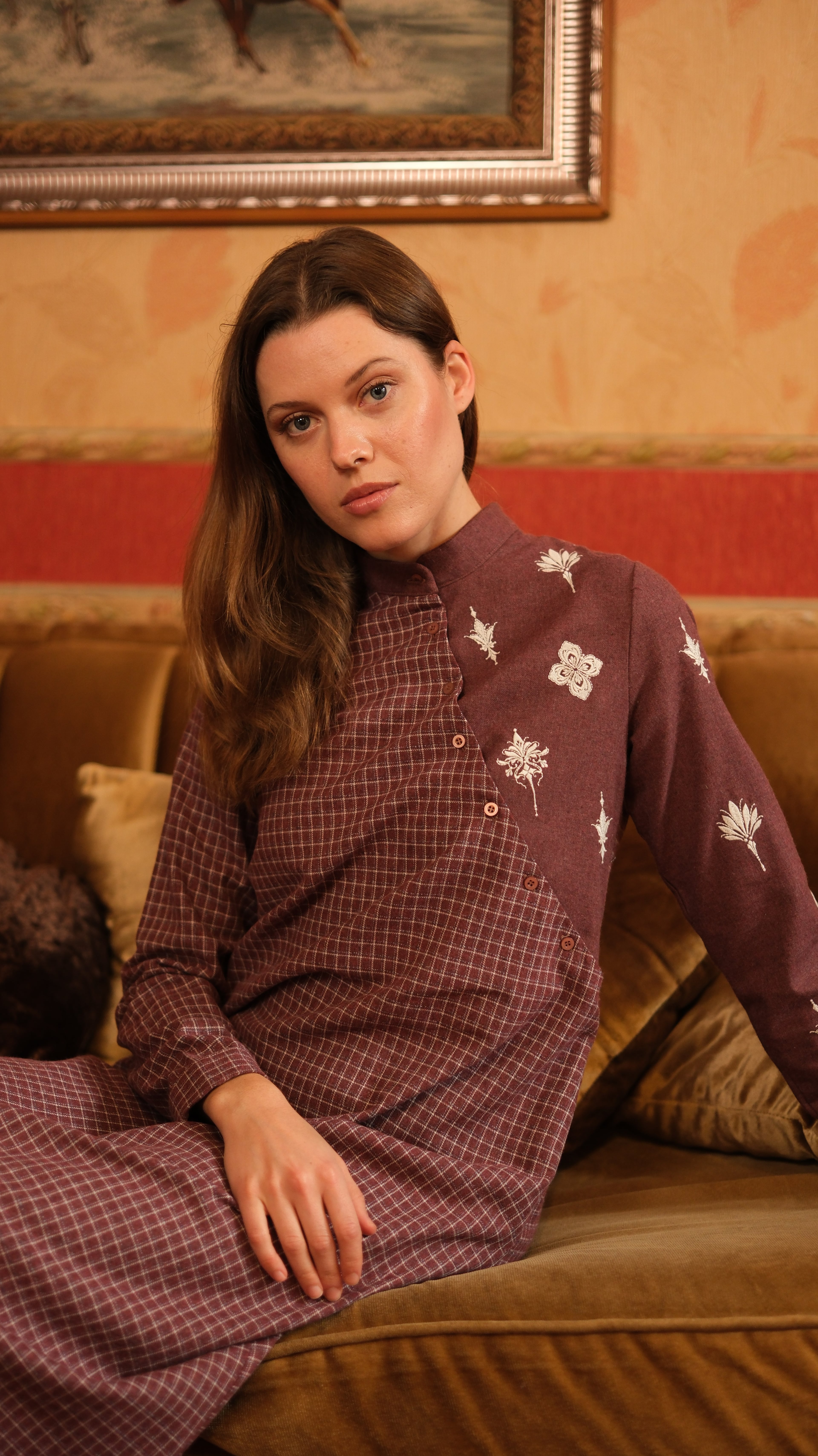 Lora Tunik Bordo