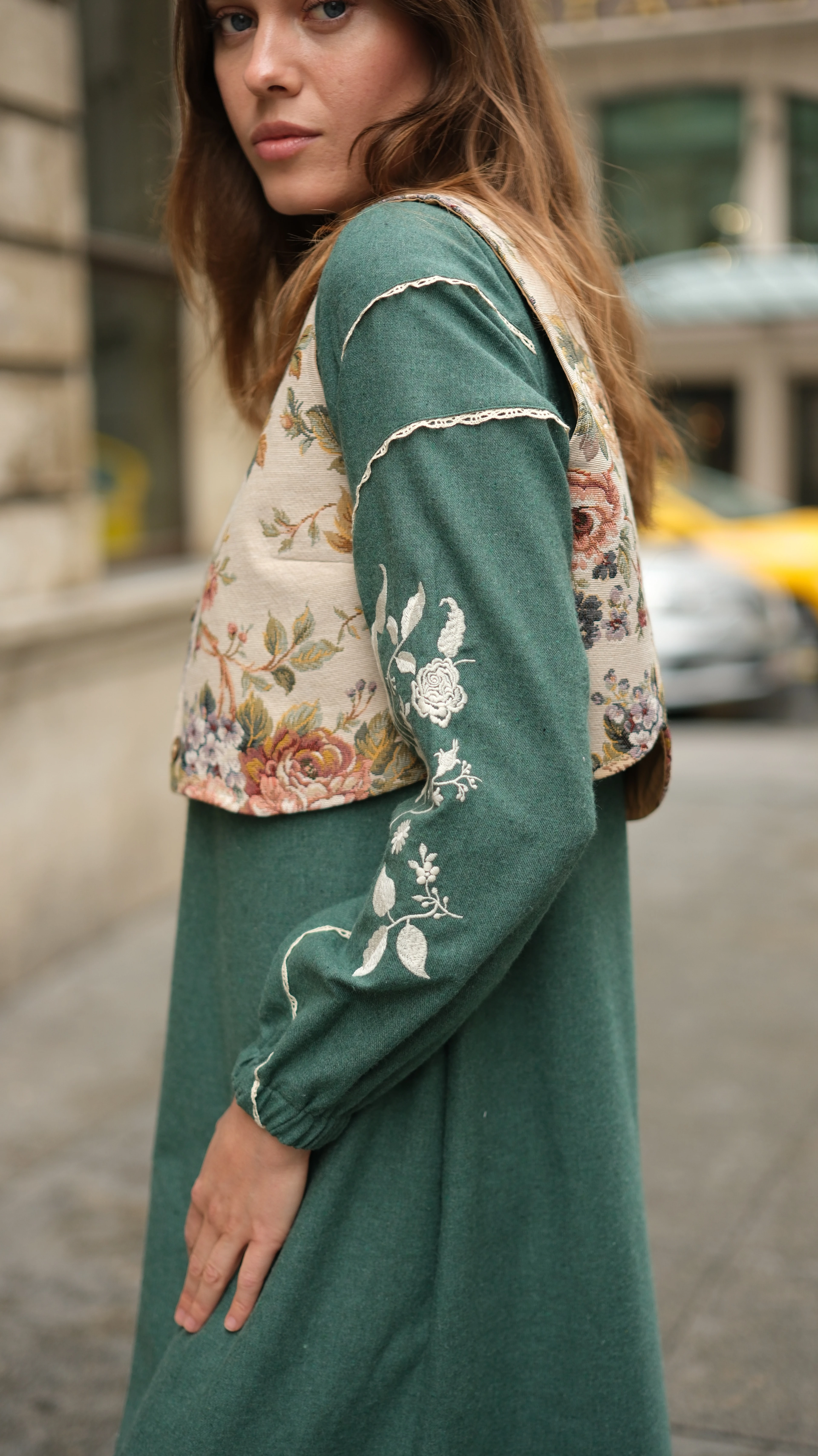 Lavinya Elbise Petrol