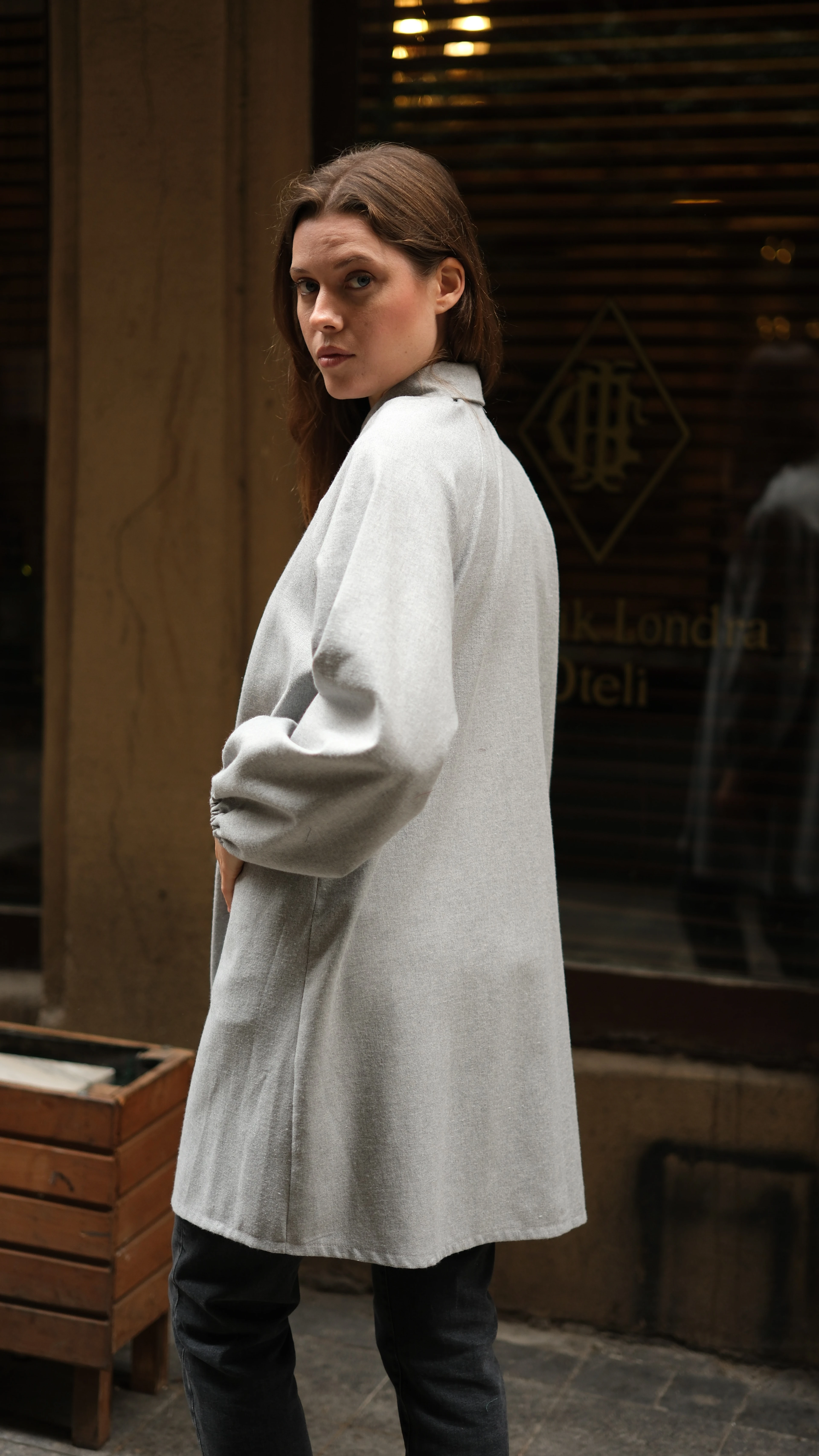 Magnolia Gömlek/Tunik Açık Gri