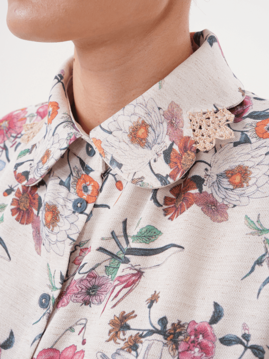 Floral Pamuk Tunik