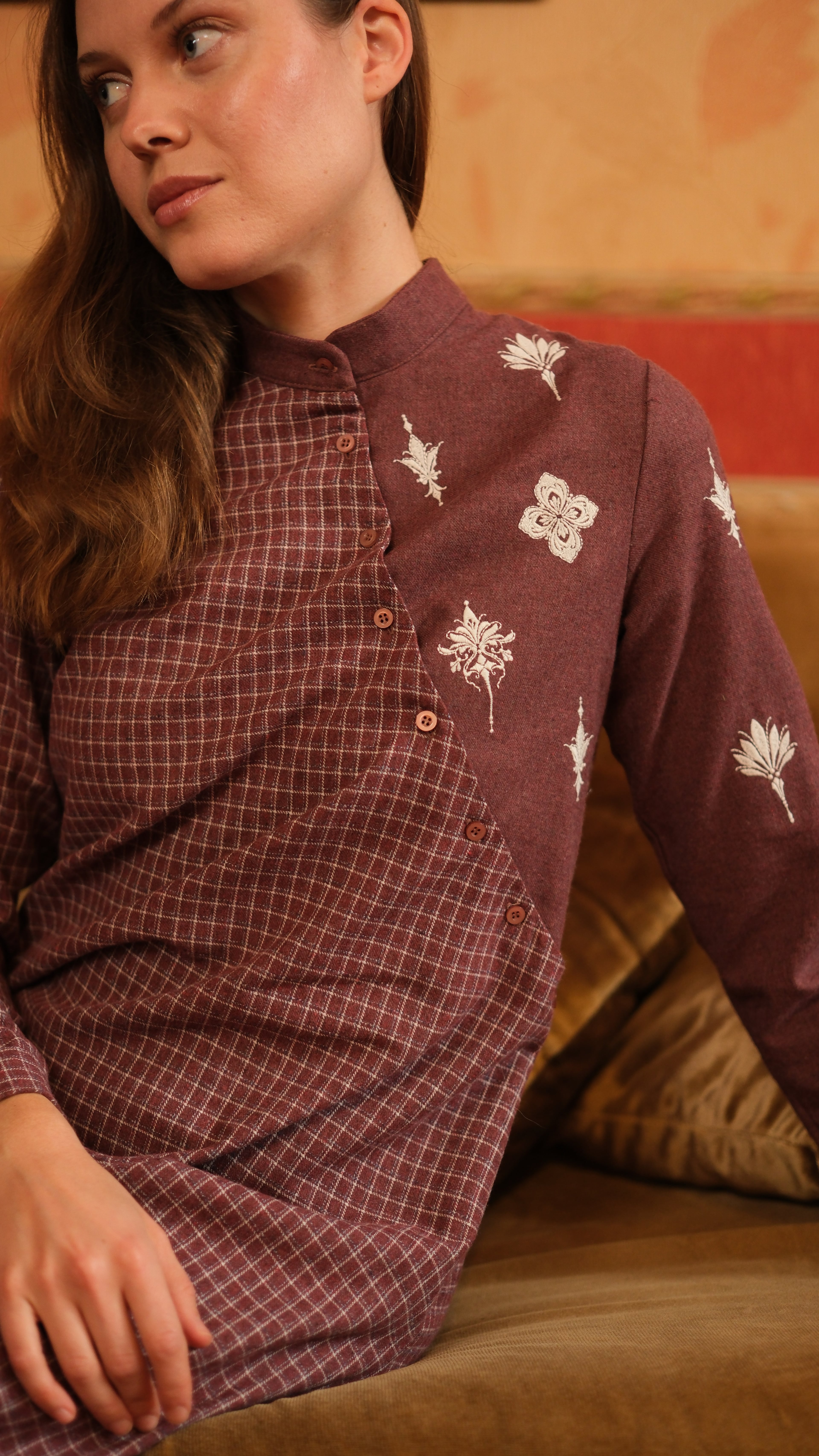 Lora Tunik Bordo