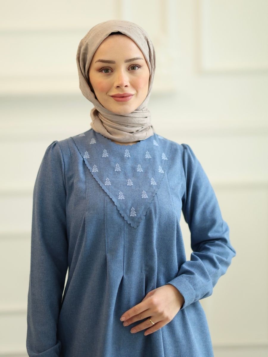 Barok Tunik Mavi