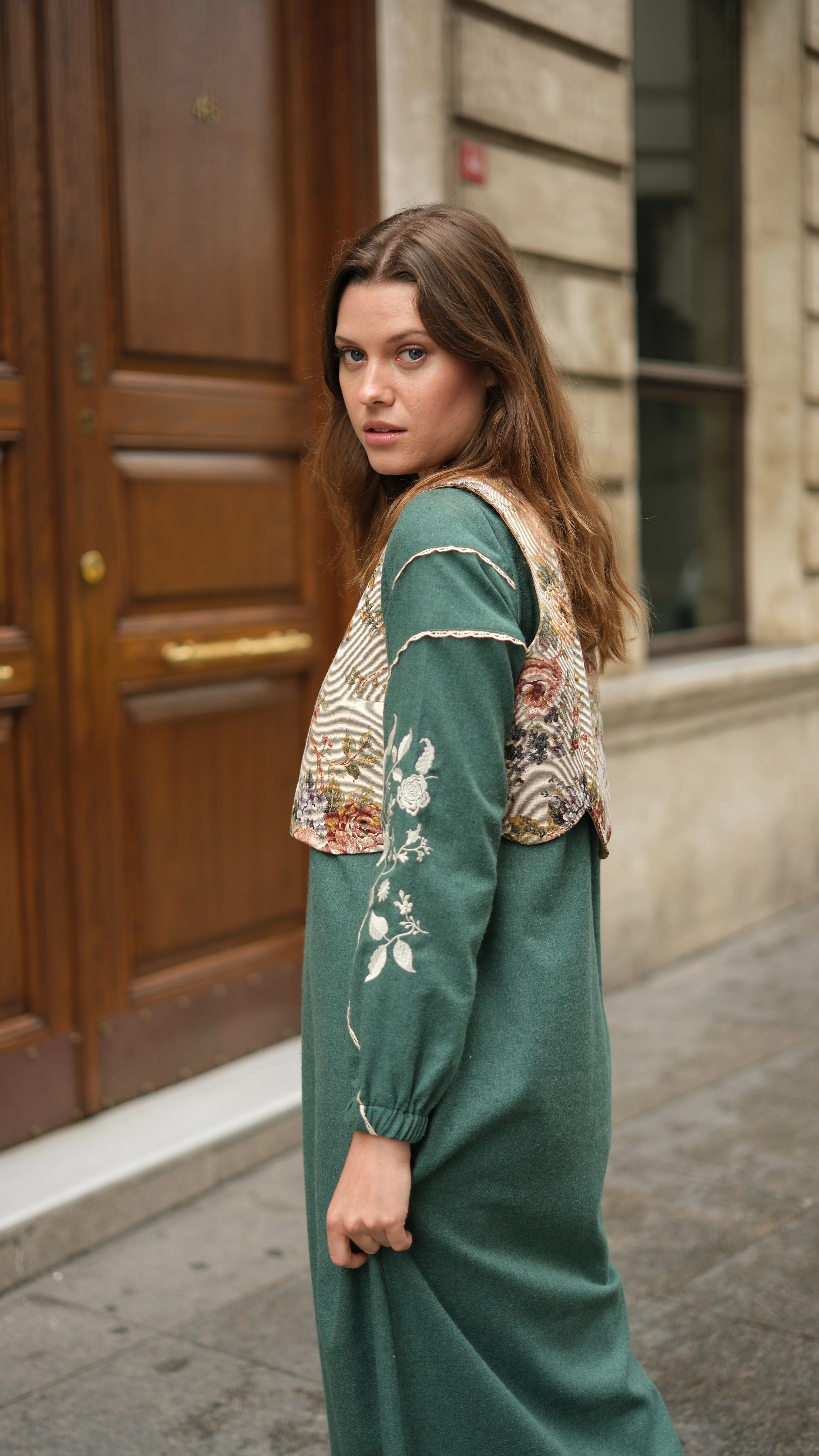 Lavinya Elbise Petrol