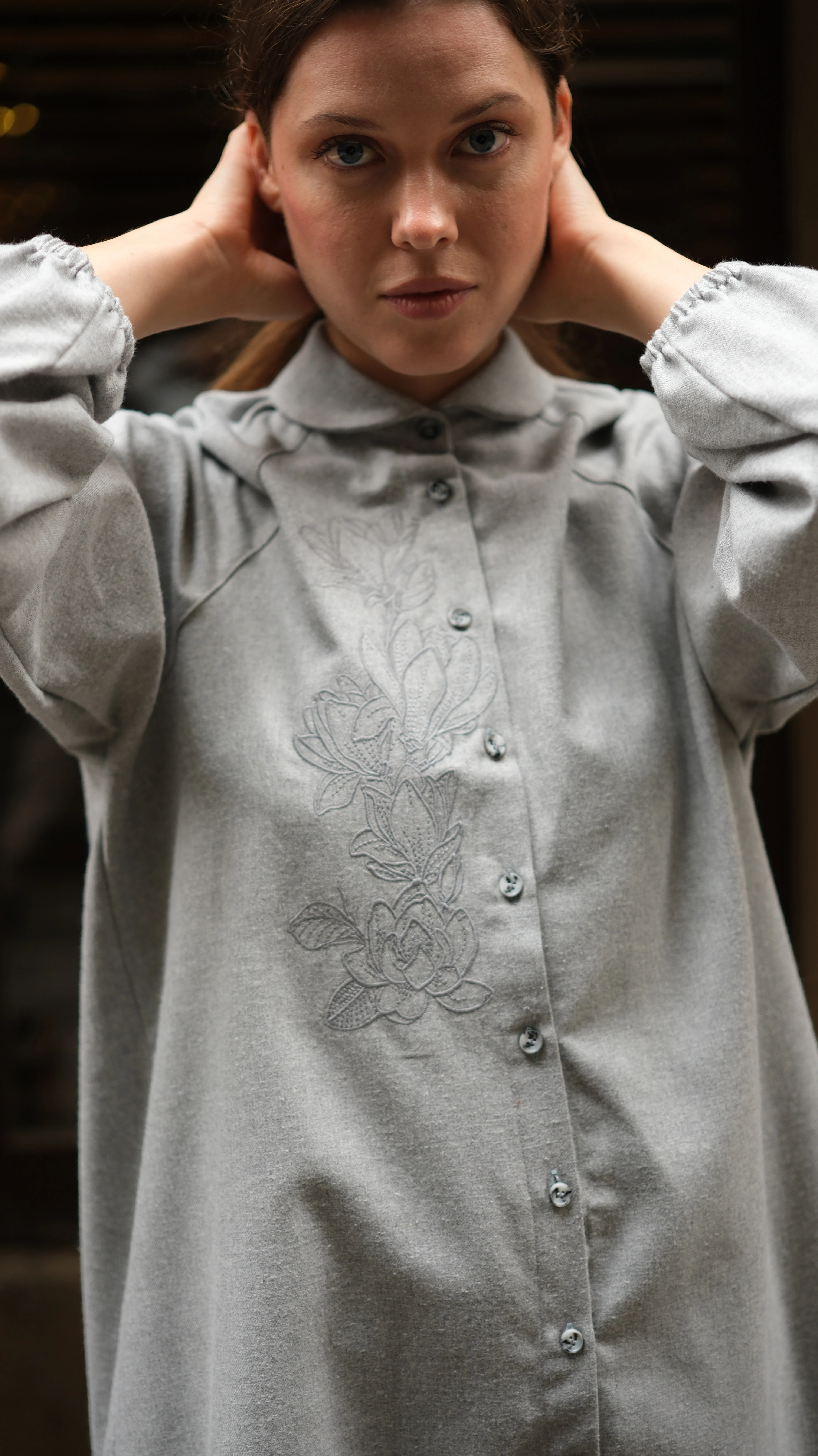 Magnolia Gömlek/Tunik Açık Gri