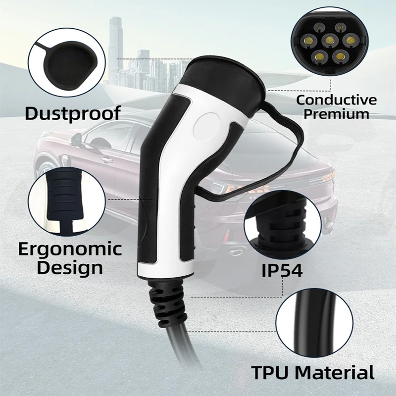 EVDECHARGE 22 KW TİP 2 KABLO