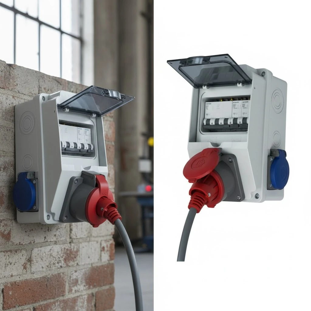 1 ADET TRİFAZE 2 ADET MONOFAZE KOMBİNASYON KUTUSU-MONTAJLI