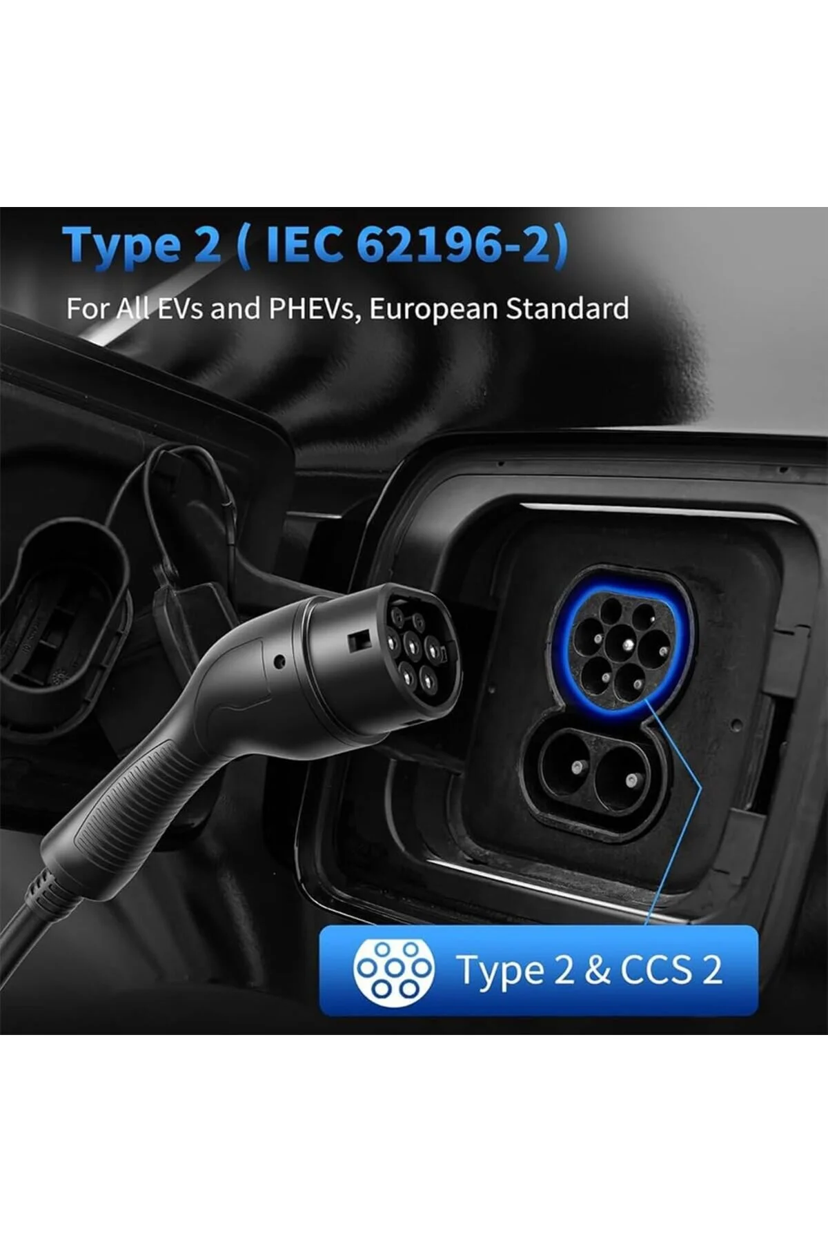 7 kW Elektrikli Araç Şarj Cihazı-5 metre