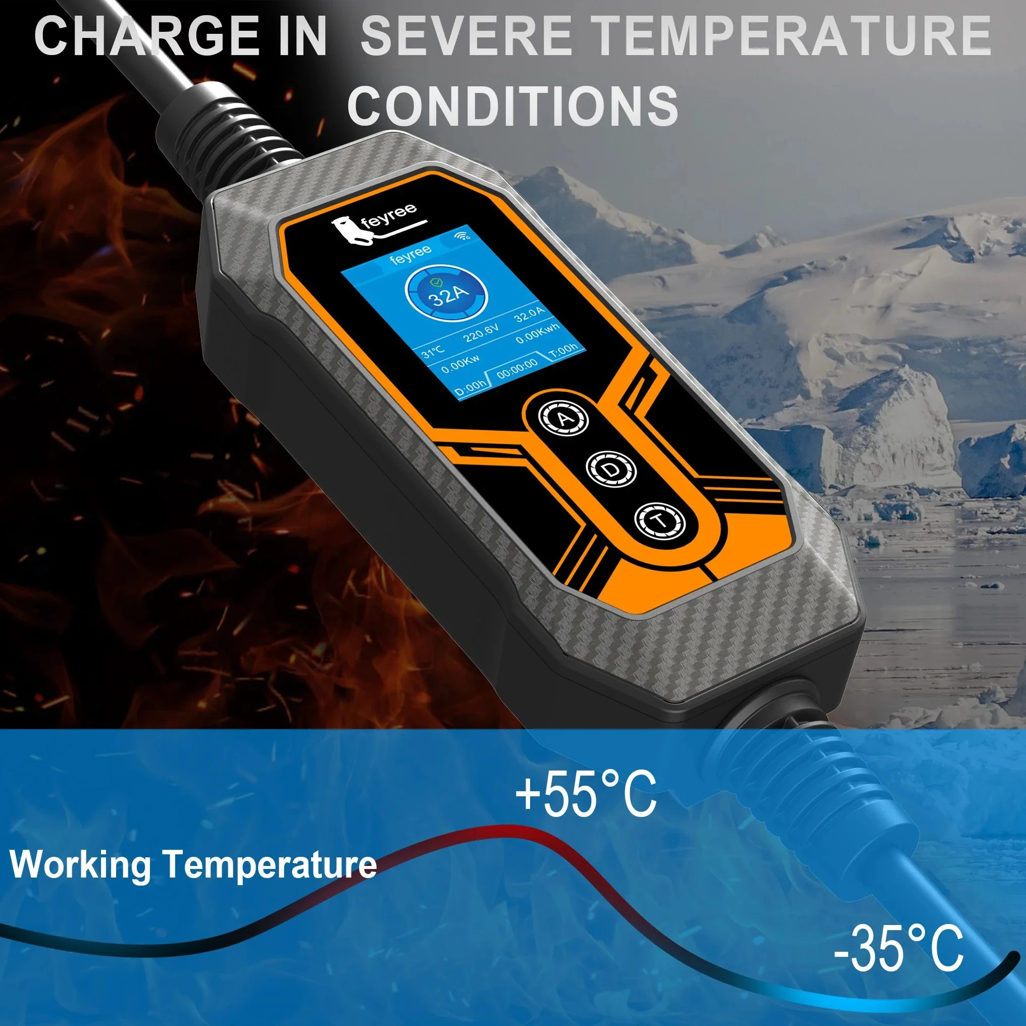 7 KW ELEKTRİKLİ ARAÇ ŞARJ CİHAZI