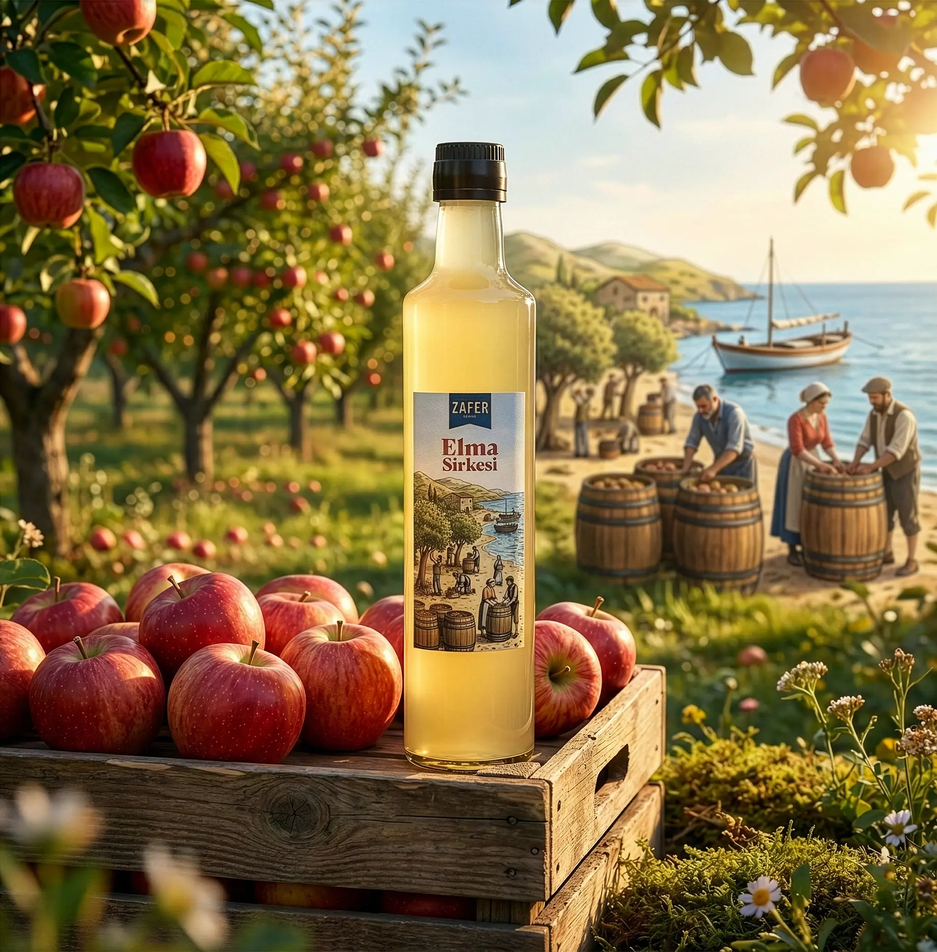 Zafer Elma Sirkesi [500 ml]