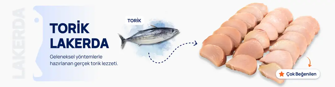 Torikten hazırlanan geleneksel lakerda dilimleri