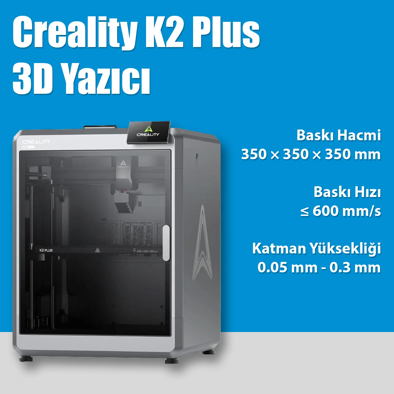 Creality K2 Plus 3D Yazıcı