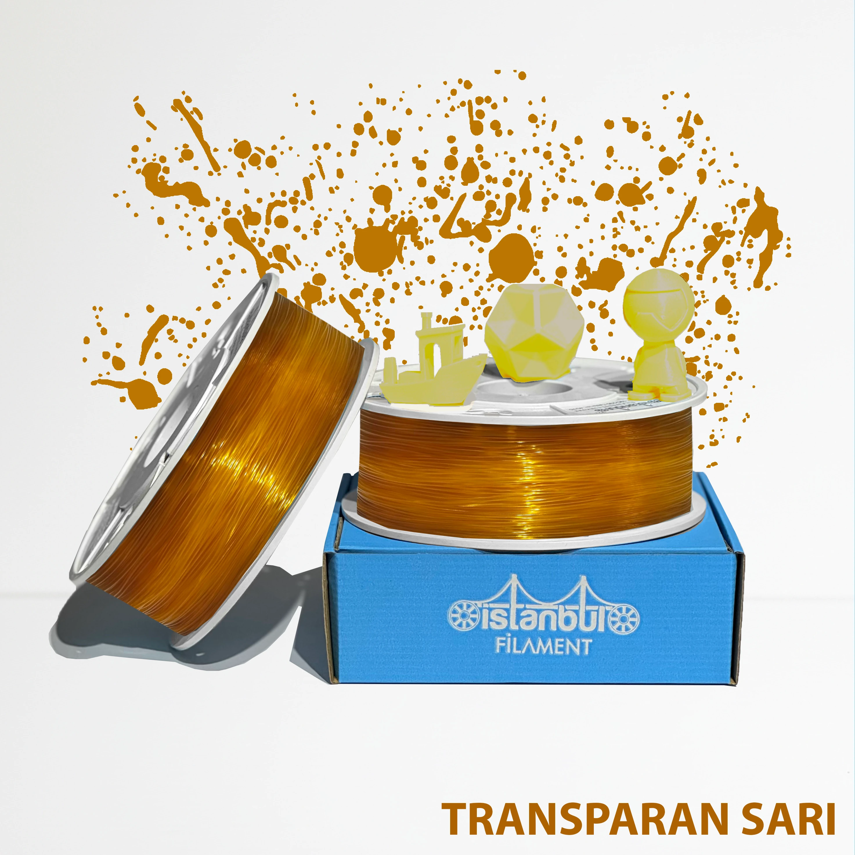 İSTANBUL FİLAMENT - PLA TRANSPARAN SARI 2