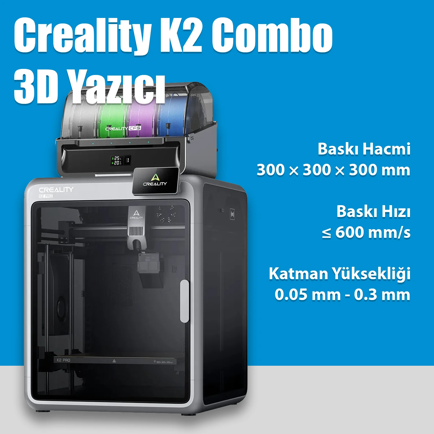 Creality K2 Combo 3D Yazıcı