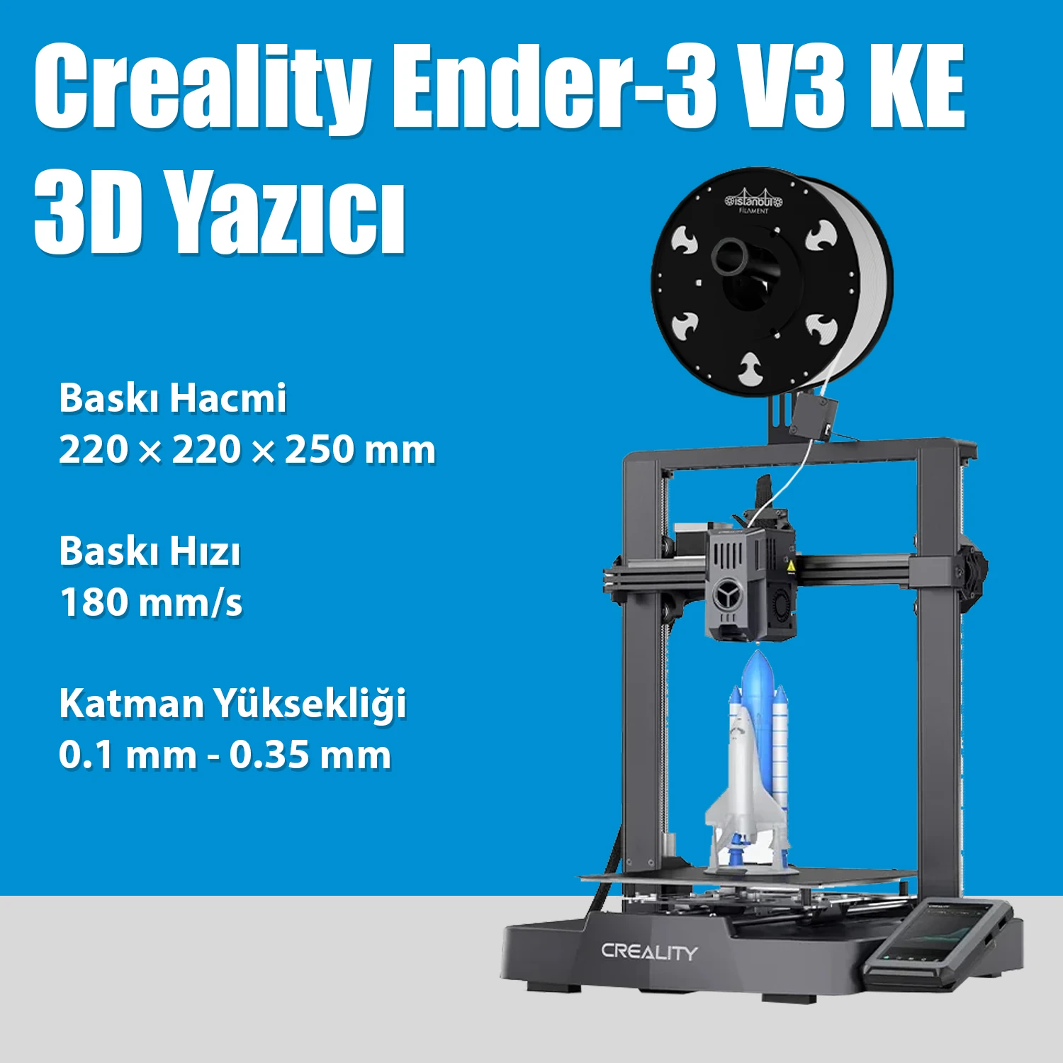 Creality Ender-3 V3 KE 3D Yazıcı