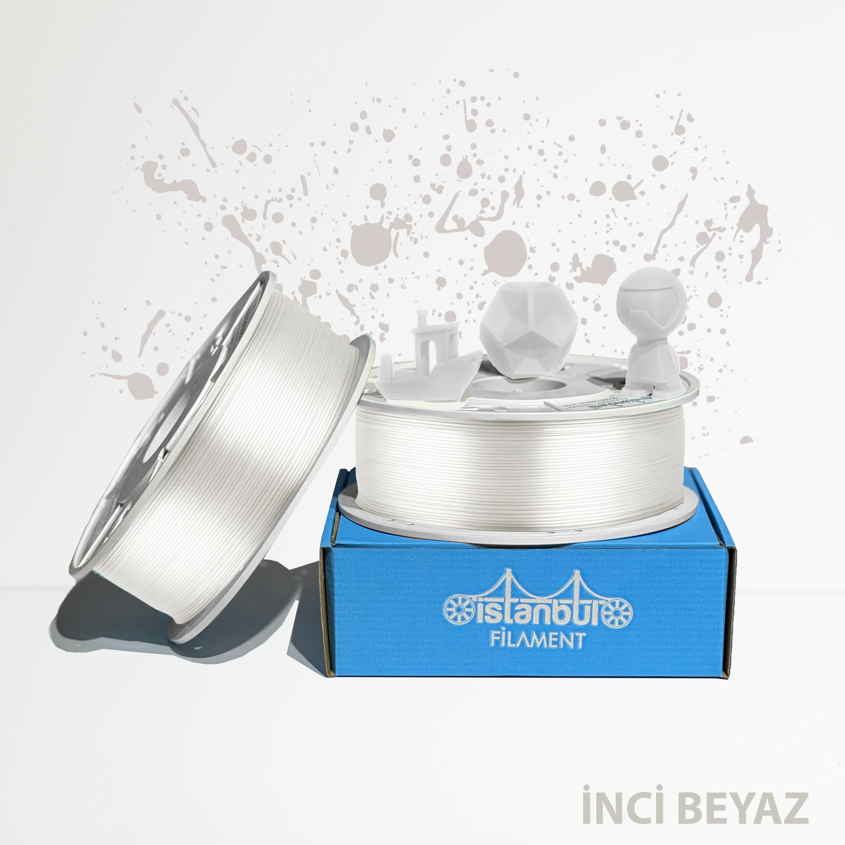 İSTANBUL FİLAMENT - PLA PEARL İNCİ BEYAZ