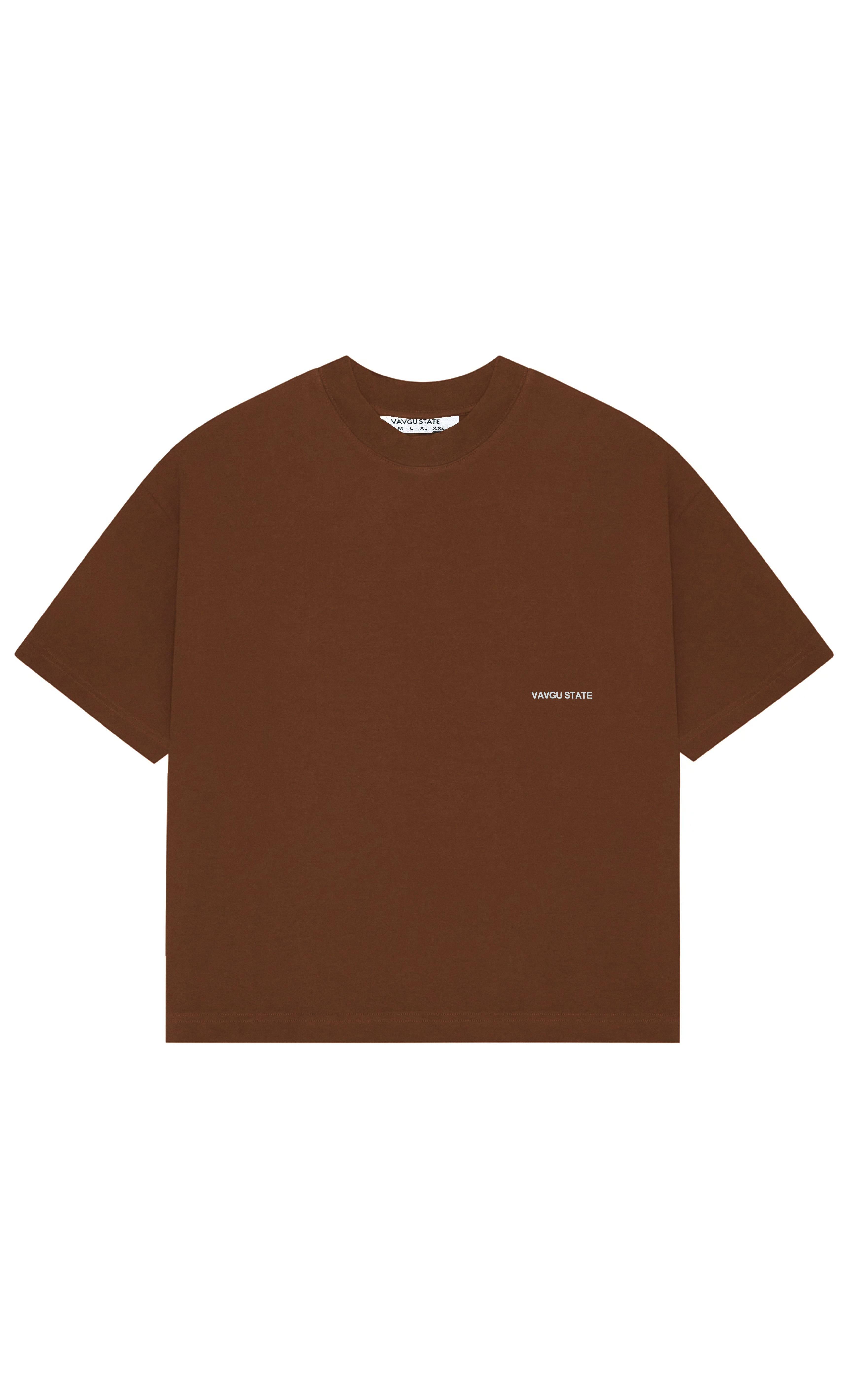 contemporary minimalism t-shirt/kahve