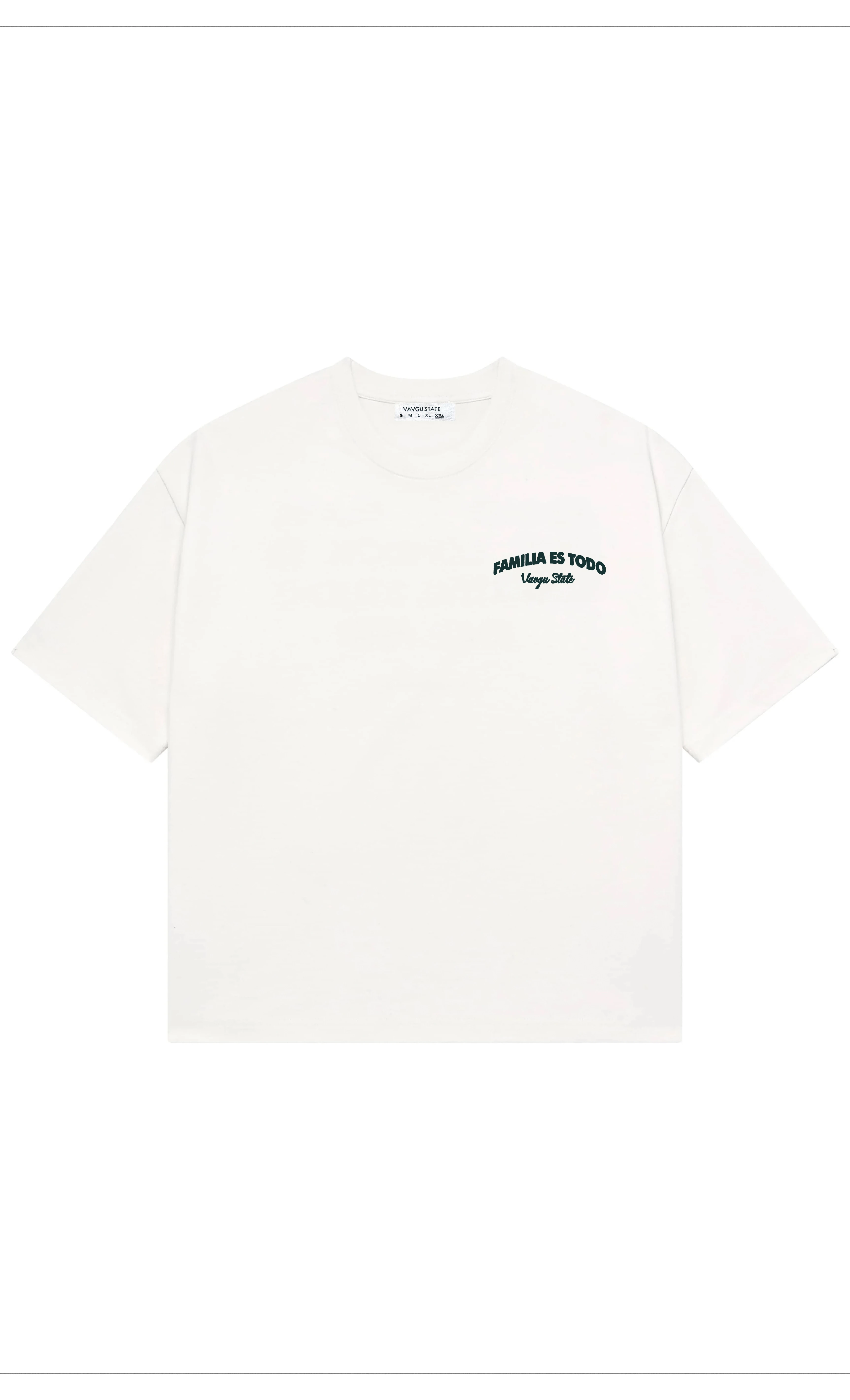 eğimli fam. t-shirt/ekru