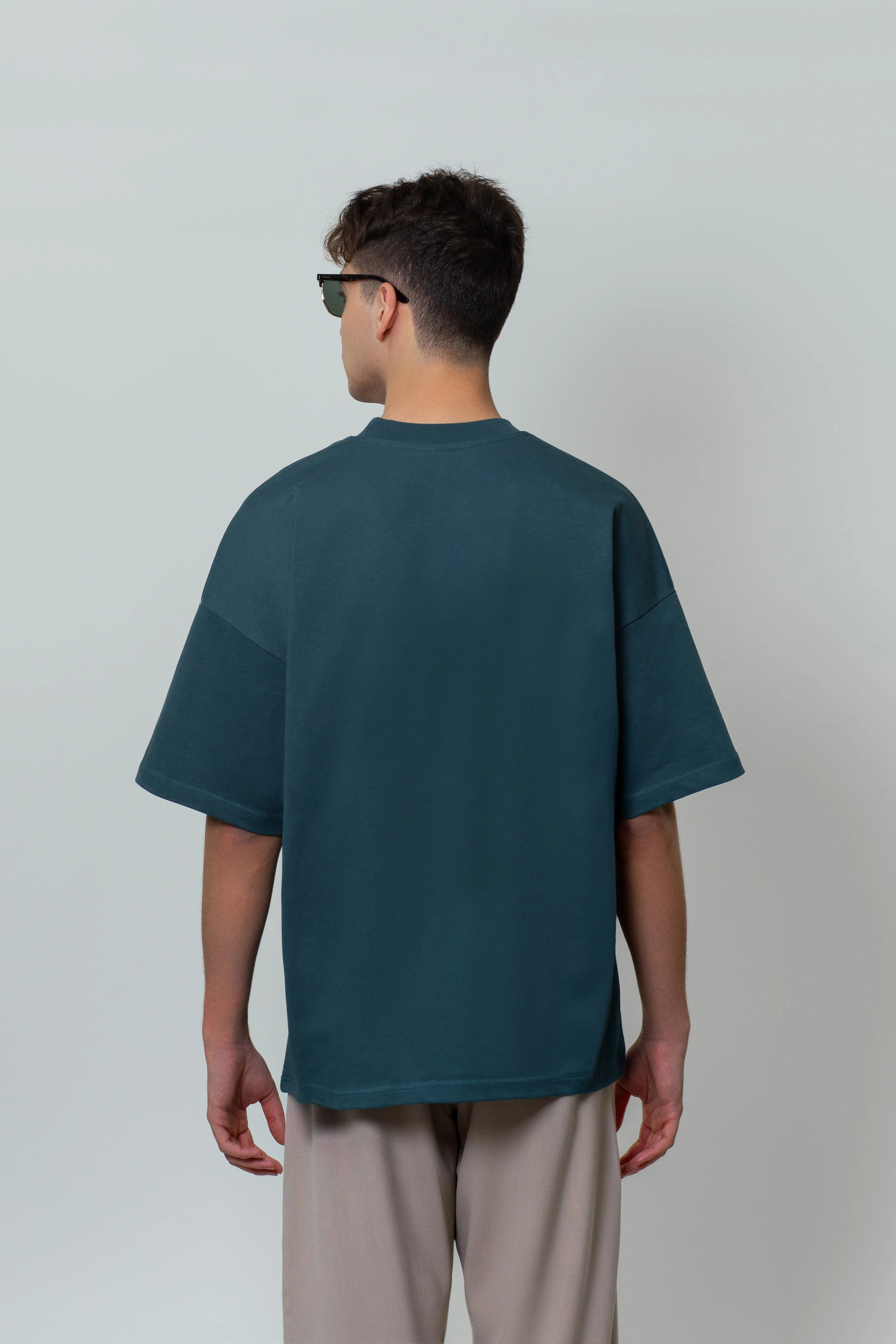 amblemli basic t-shirt/nefti