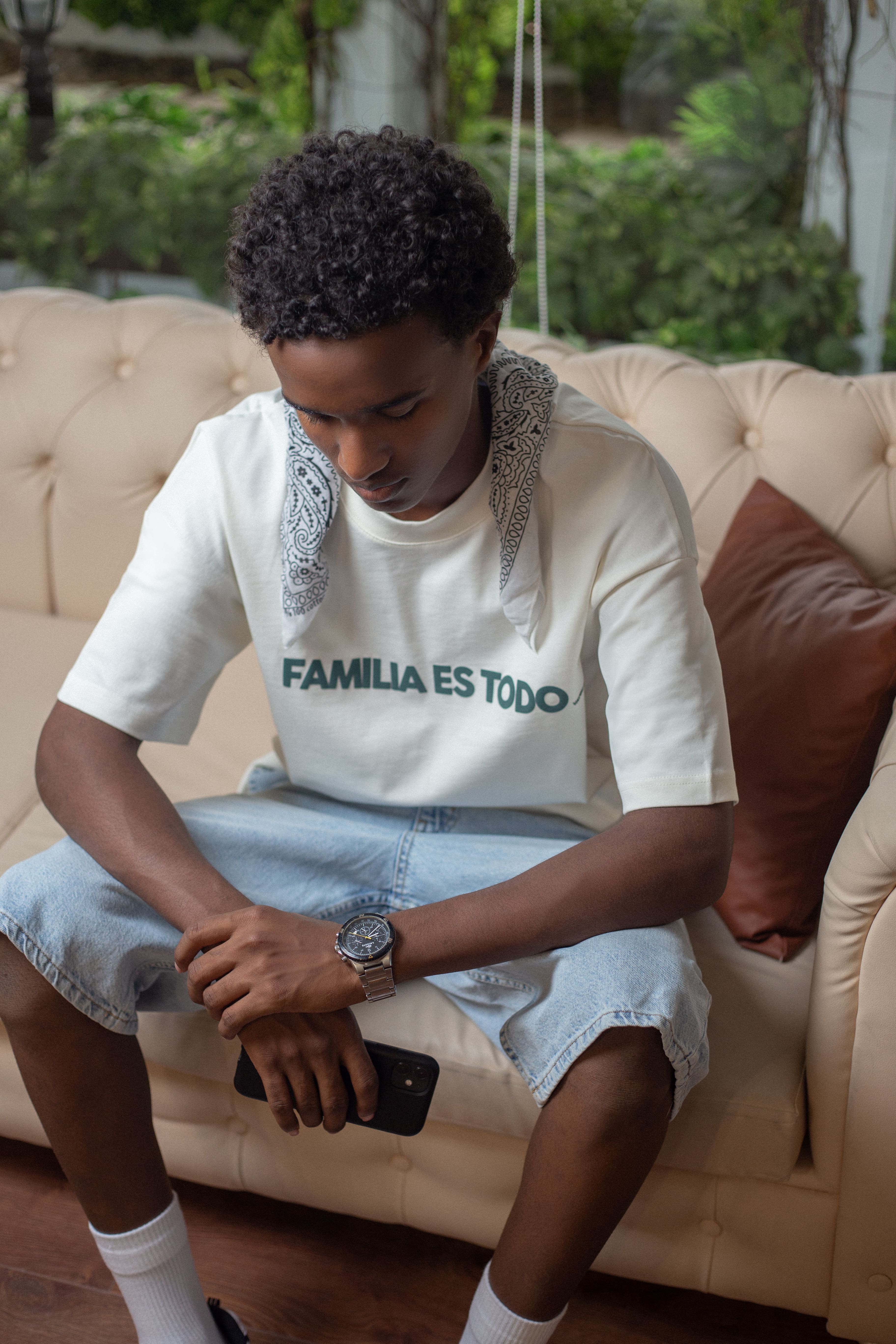 düz fam. t-shirt/ekru